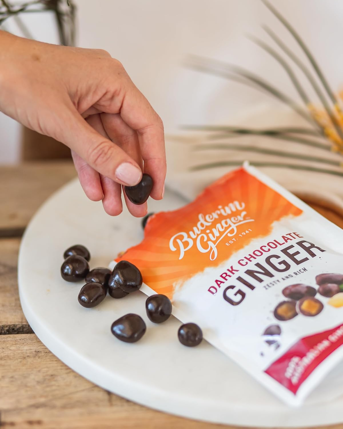 Buderim Ginger Ginger Dark Chocolate 125G image number 2