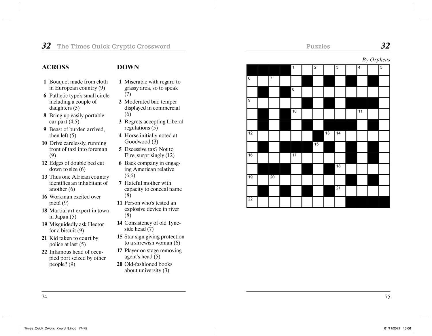 The Times Crosswords - the Times Quick Cryptic Crossword Book 8: 100 World-Famous Crossword Puzzles image number 3