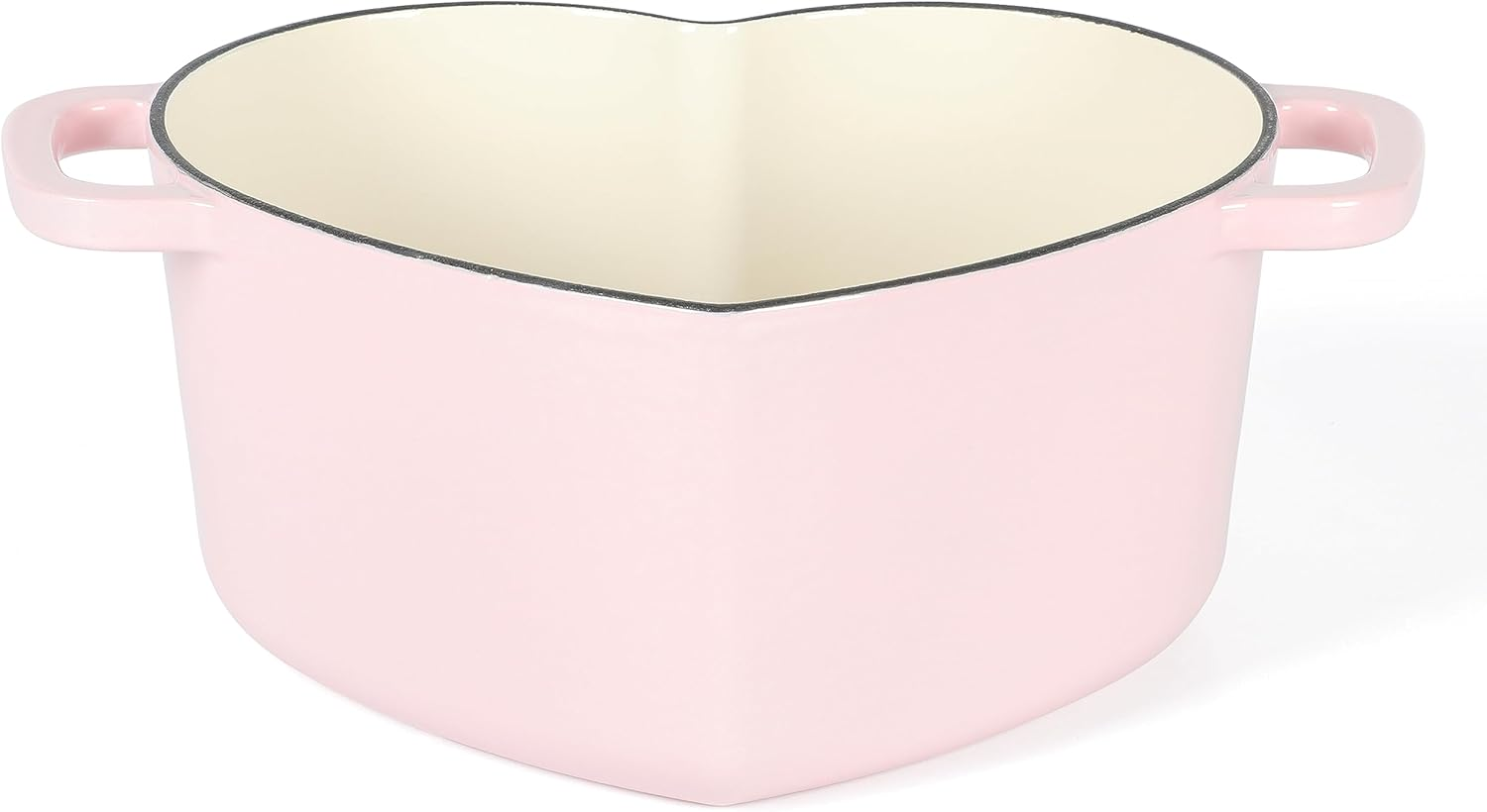 Martha Stewart Heart Shaped 4-Quart Dutch Oven - Pink image number 1