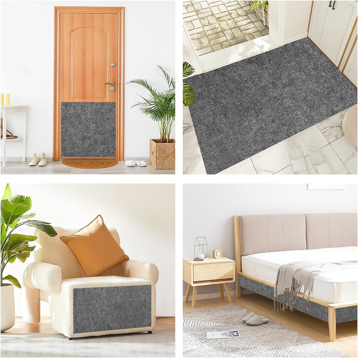 Cat Scratching Mat Wall 30 X 100 Cm Cat Scratching Mat Self-Adhesive Cut to Size Scratching Mat Cat Scratching Wall for Cats, Scratching Boards Scratching Mat for Protects Carpets, Furniture and Sofas image number 3