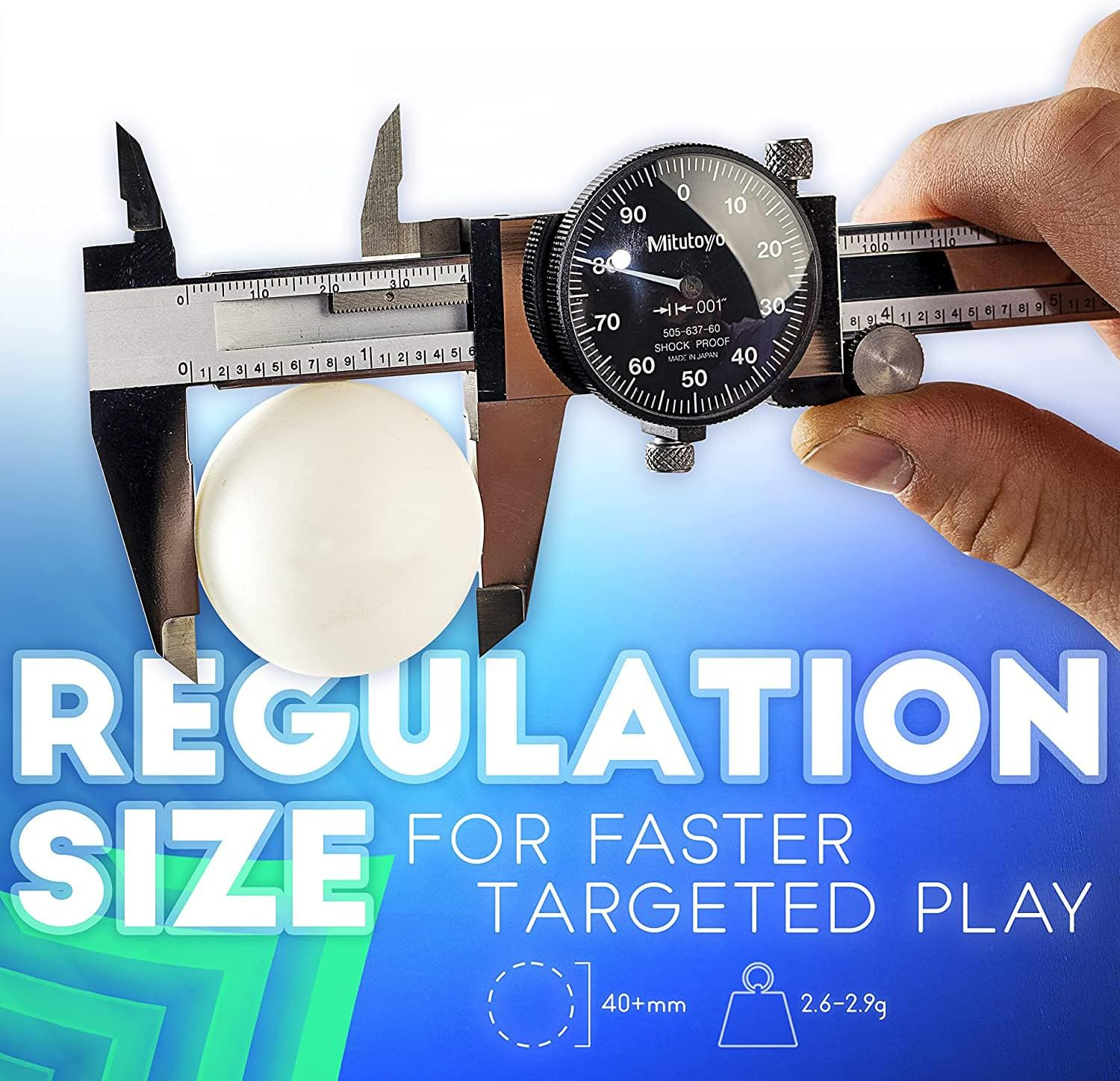 HOXHA Sports Ping Pong Balls Training 3 Star Table Tennis Balls, 60 Balls a Bottle Professional Ping Pong Balls, Durable High Performance Indoor and Outdoor Compatible Fun as a Cat Toy image number 6