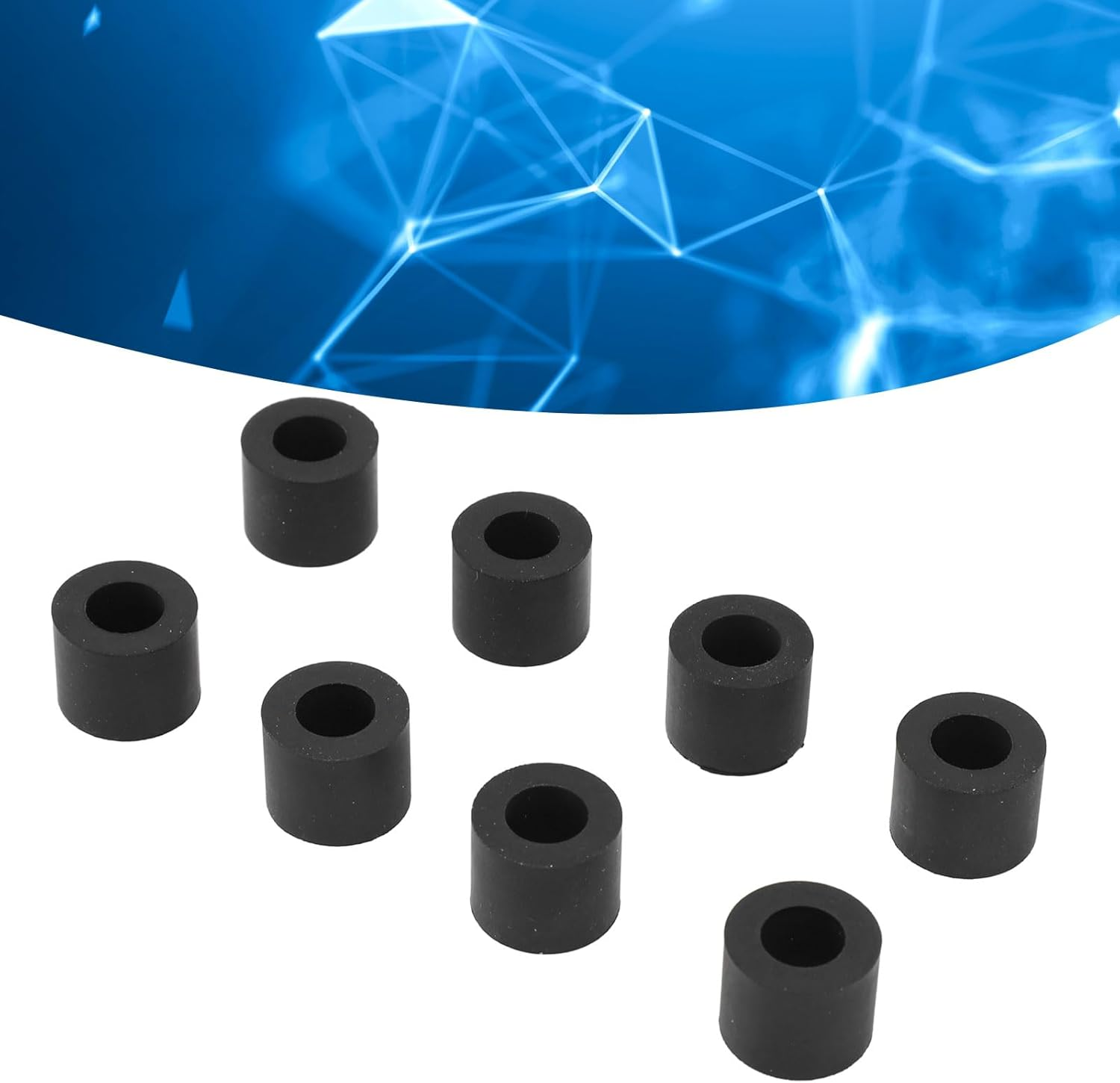 8PCS Rubber Roller Replacement for Maker 2 3 for Explore Air 2 3, Professional TPU Rubber Wheel Mat, Guide Rubber Roller image number 1