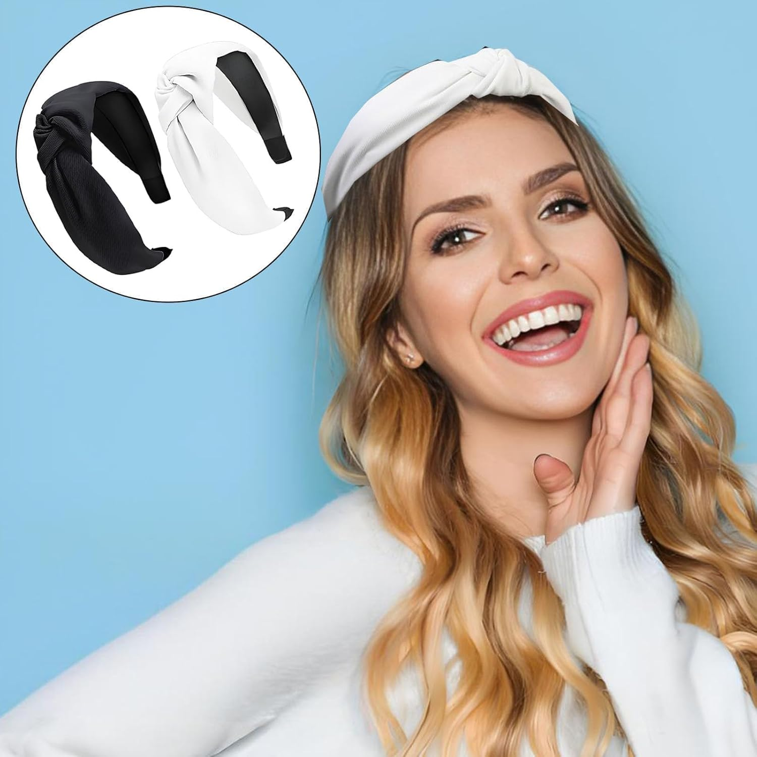 Pack of 4 Leopard Print Headbands, Women'S Wide, Non-Slip Protection Headband, Women'S Fashion Headband, Women'S Elegant, Vintage Hair Bands, Women, Suitable for Birthday, Valentine'S Day, Mother'S image number 2