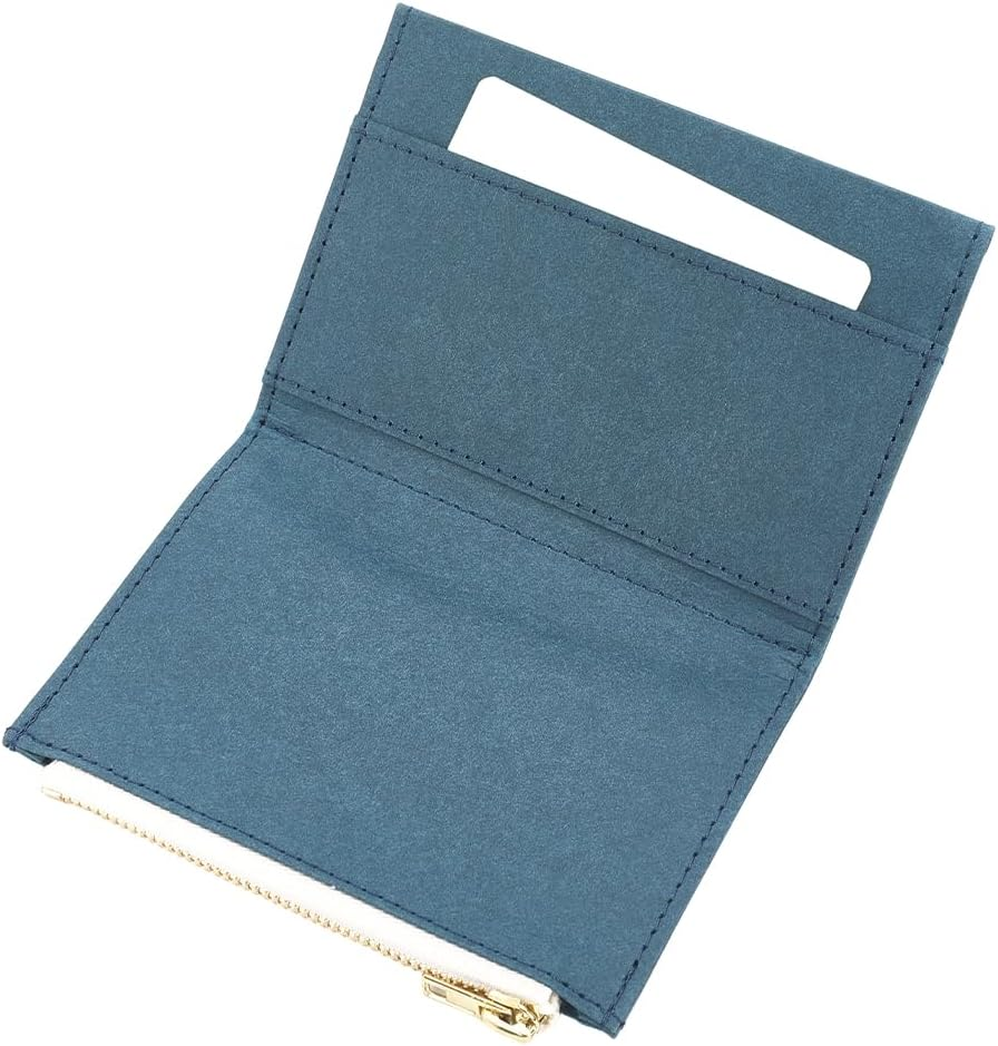 CRASPIRE File Folders Zipper Pocket 8.07X4.72In Travelers Coconut Dark Brown Notebook Planner Wallet Card Passport Holder Paper Invoice Storage Bag for Journal Cover Tn Accessories Stationery Protect