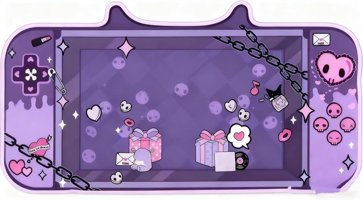 Kawaii Desk Pad Anime Mouse Pad Xlarge Size, Kawaii Desk Cccessories Gaming Mousepad Kawaii Room Decor for Girls