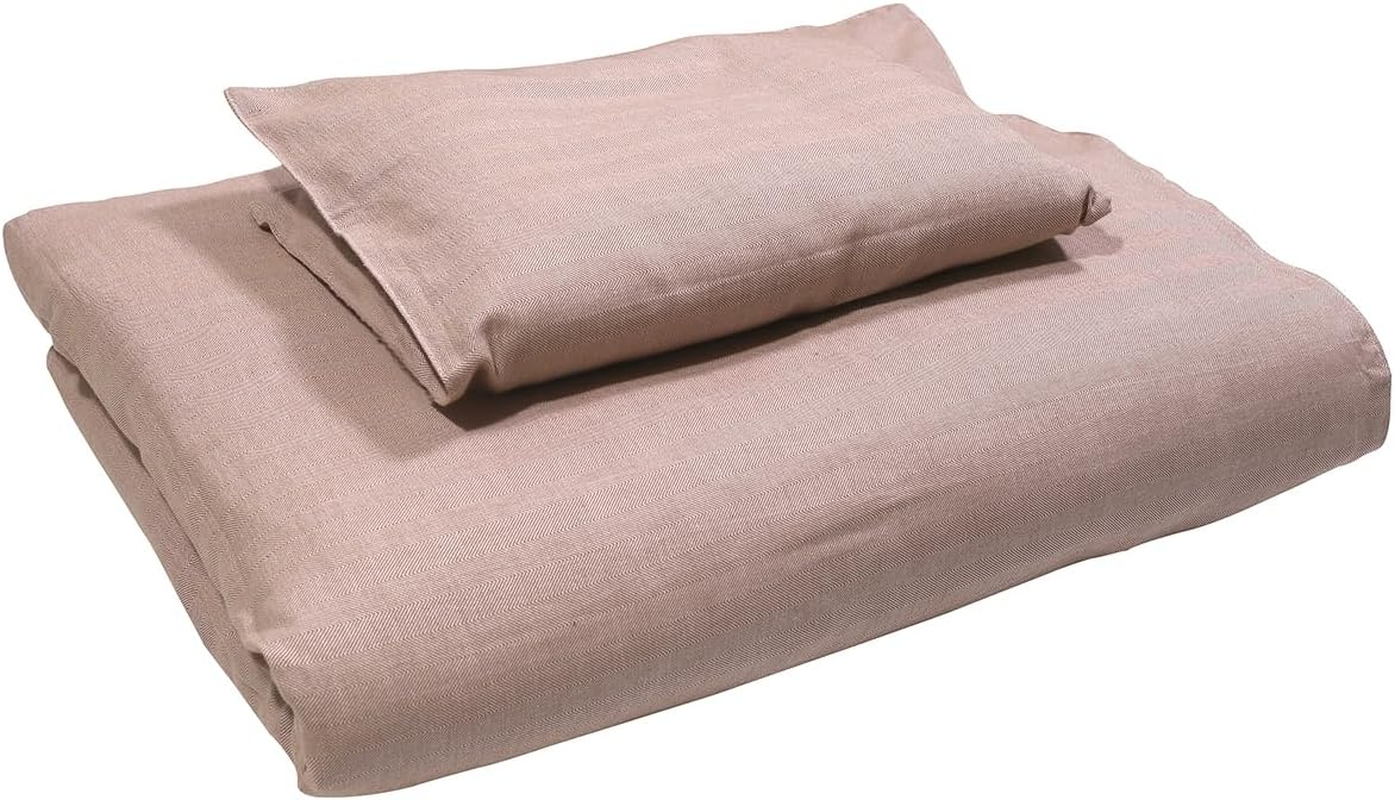 Kindsgut Children'S Bed Linen Dusky Pink 100% Cotton, 135 X 100 Cm with Zip, Breathable and Washable at 40&deg;C, Suitable for Tumble Dryer, Subtle Design with High Quality image number 6