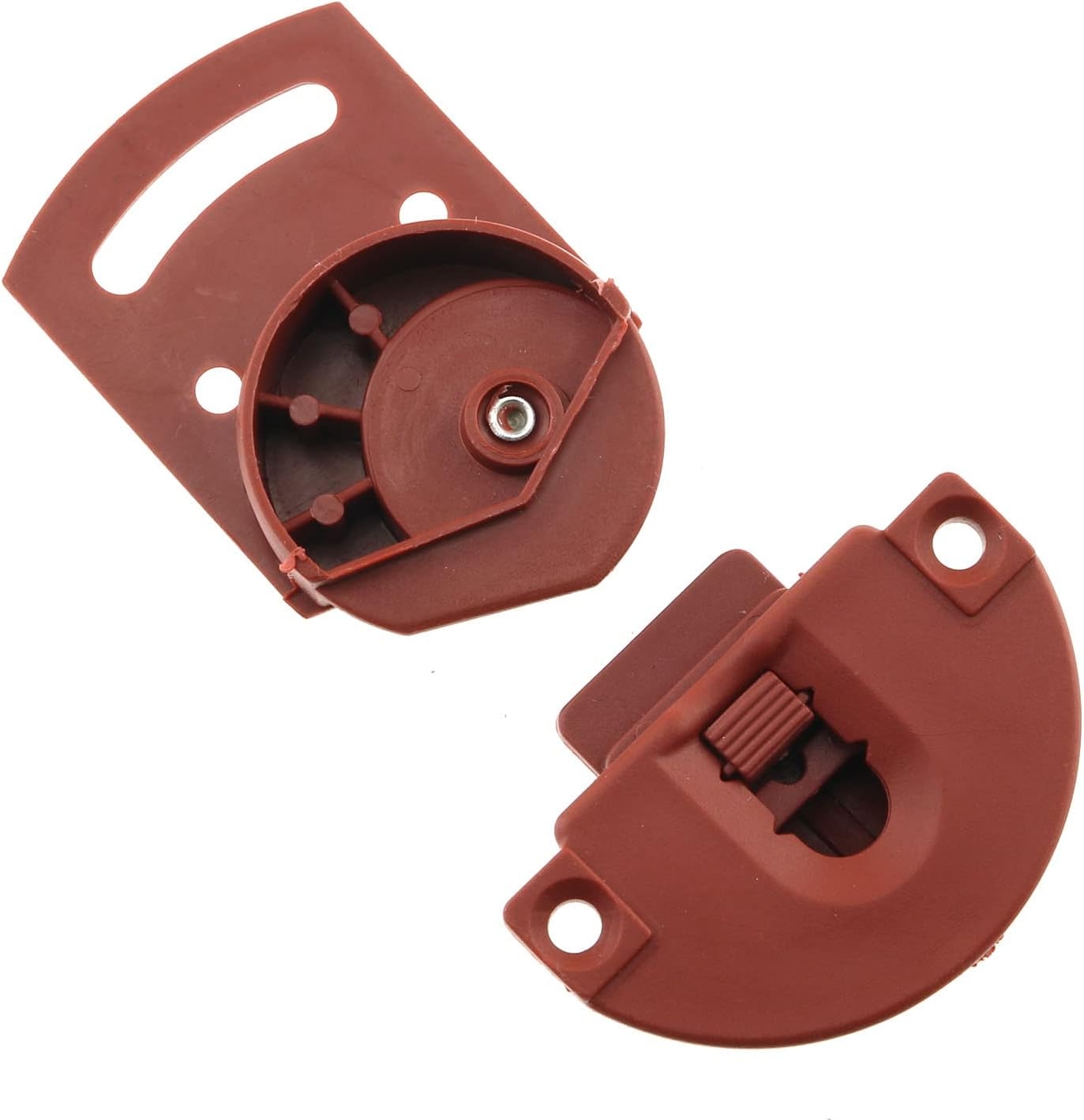 Hjgarden 2Pairs Old-Fashioned Wardrobe Sliding Door Roller Gear Track Panel Internal Kit, Furniture Sliding Door Pulley Accessories image number 2