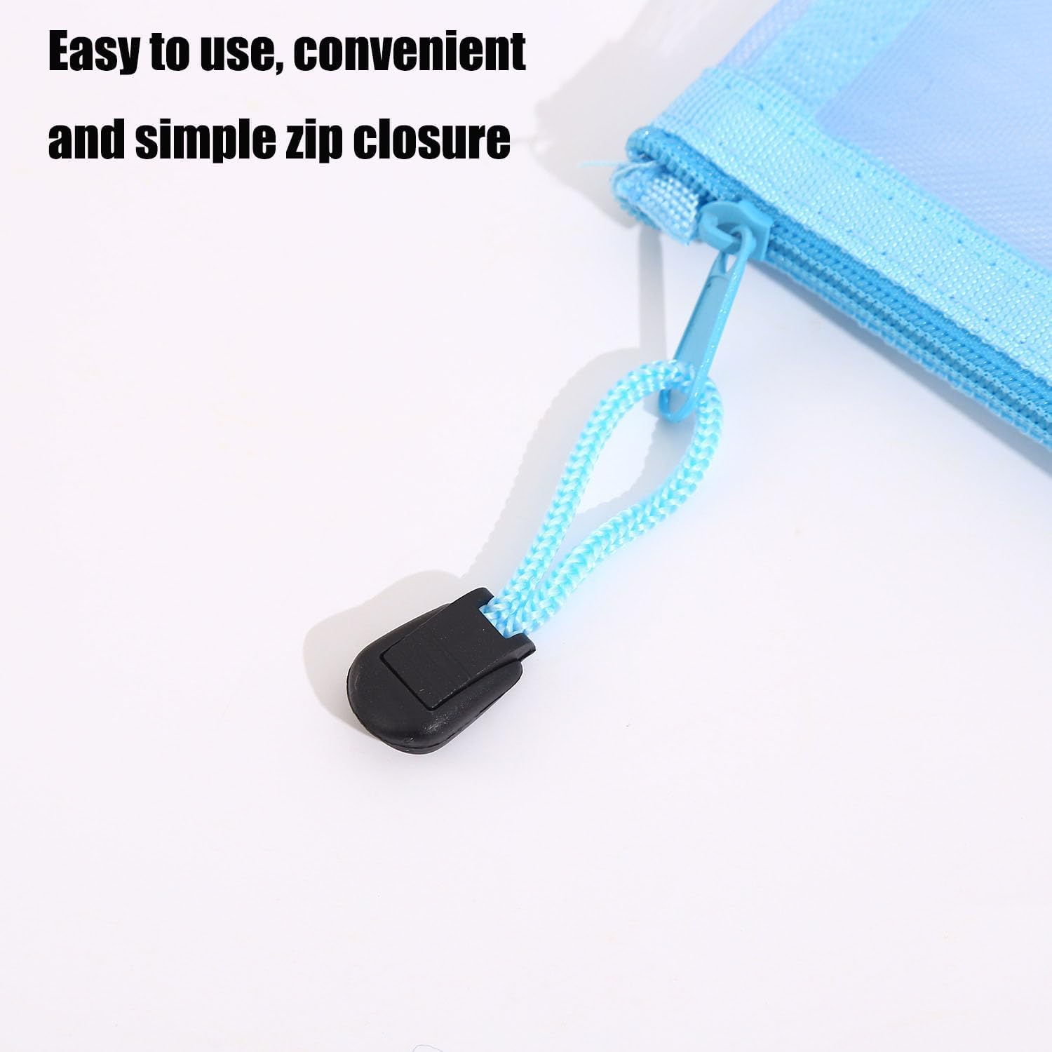 Mtxorvix 24 Pcs Mini Zipper Mesh Bags - Reusable 12X10Cm Nylon Mesh Zipper Pouch Organizer, Mini Zipper Mesh Bags, Coin Pouch & Cosmetic Travel Bags for Makeup, Lipstick, Toiletries, Keys, Cards image number 4