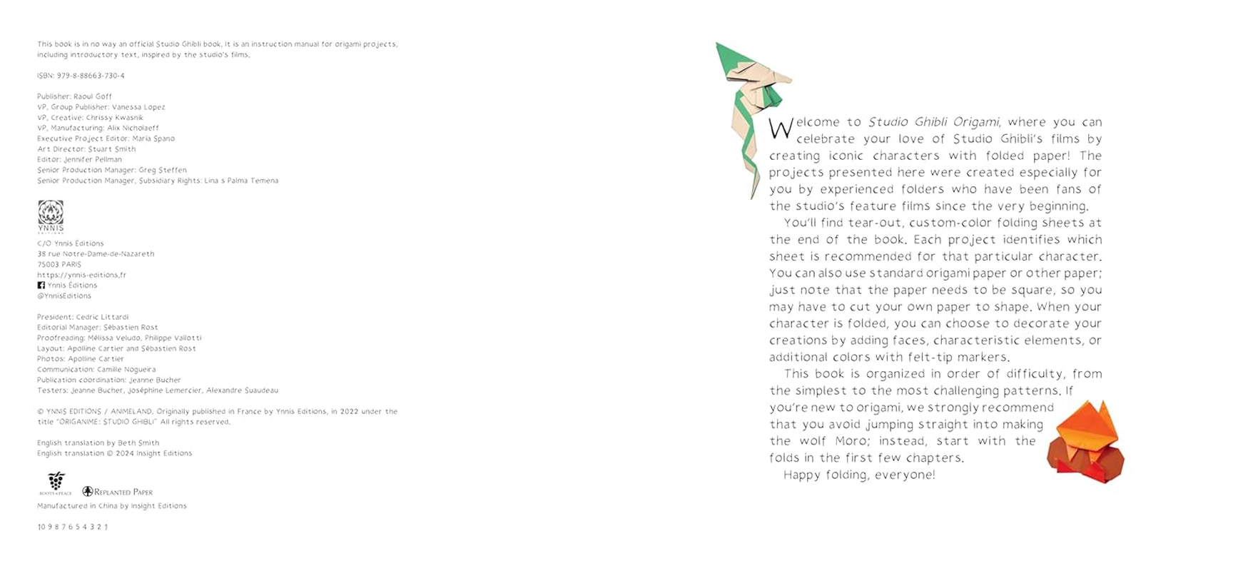 Studio Ghibli Origami: Unofficial Papercraft Projects to Create Totoro, Ponyo, Jiji, and More! image number 6