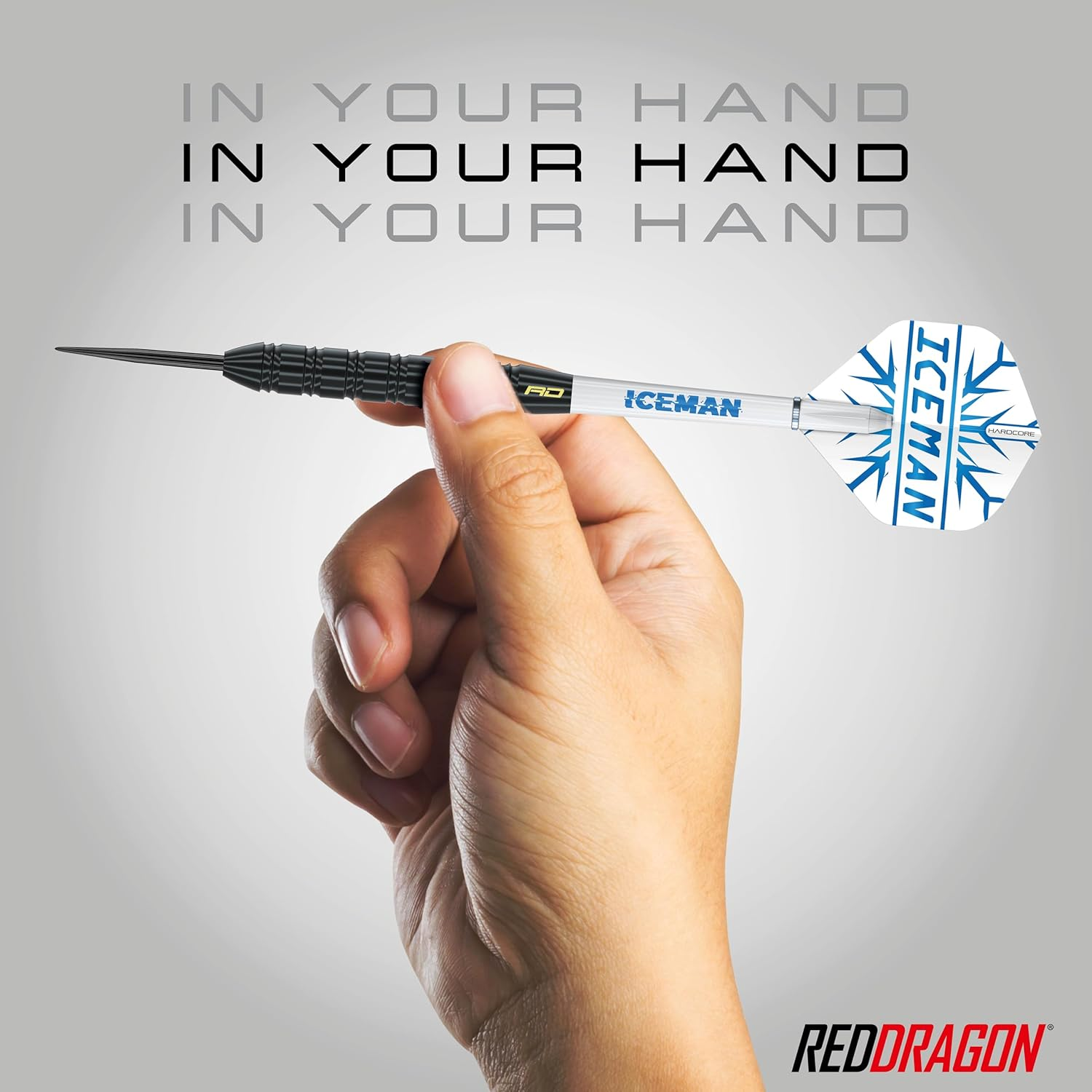 RED DRAGON Peter Wright 'Snakebite' V Gerwyn Price 'Iceman' DWC Brass Darts Set with Flights and Shafts (Stems) image number 6