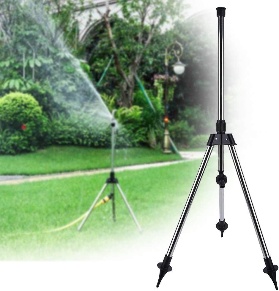 EVTSCAN G1/2" Adjustable Sprinkler Tripod - Tripod Base Gardening Watering Spray Holder Irrigation Sprinkler Tool Lawn Yard Sprinkler Equipment Supplies for Tower Sprinkler Large Coverage image number 3