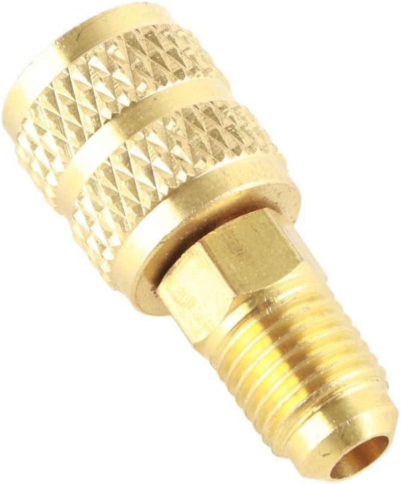 R410A A/C Adapter, 1/4'' SAE Male to 5/16'' SAE Female Connector for Mini Split HVAC Systems, Refrigeration Accessories image number 1