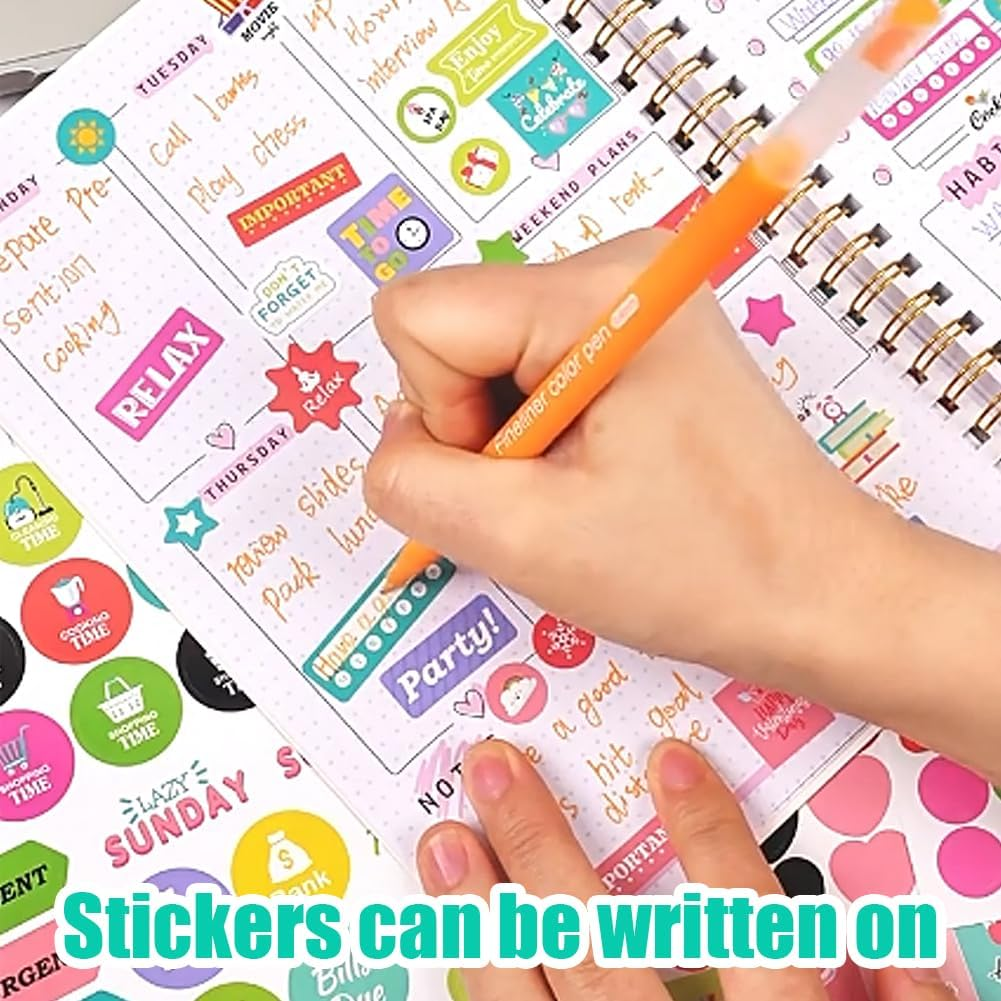 Geli 2026 Daily Planner Diary,Weekly and Daily Planner, with Stickers, January 2026 to December 2026, Hardcover 2026 Calendar for Office Home School Supplies image number 2