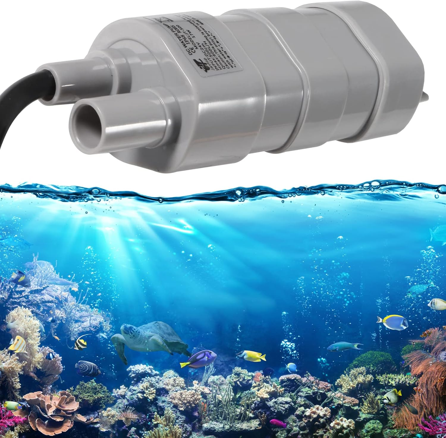 DIANN DC 12V Submersible Water Pump 840L/H High Flow Pumps Micro Water Pump with Tubing for Aquarium Fish Tank Fountain image number 1