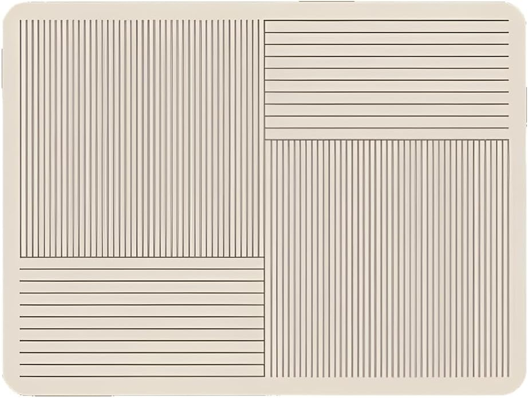 Drying Mat, Fast Absorbent Quick Kitchen Drying Mat, Diatomite Dish Drying Mat with Anti-Slip Rubber Backed 40*60Cm image number 4