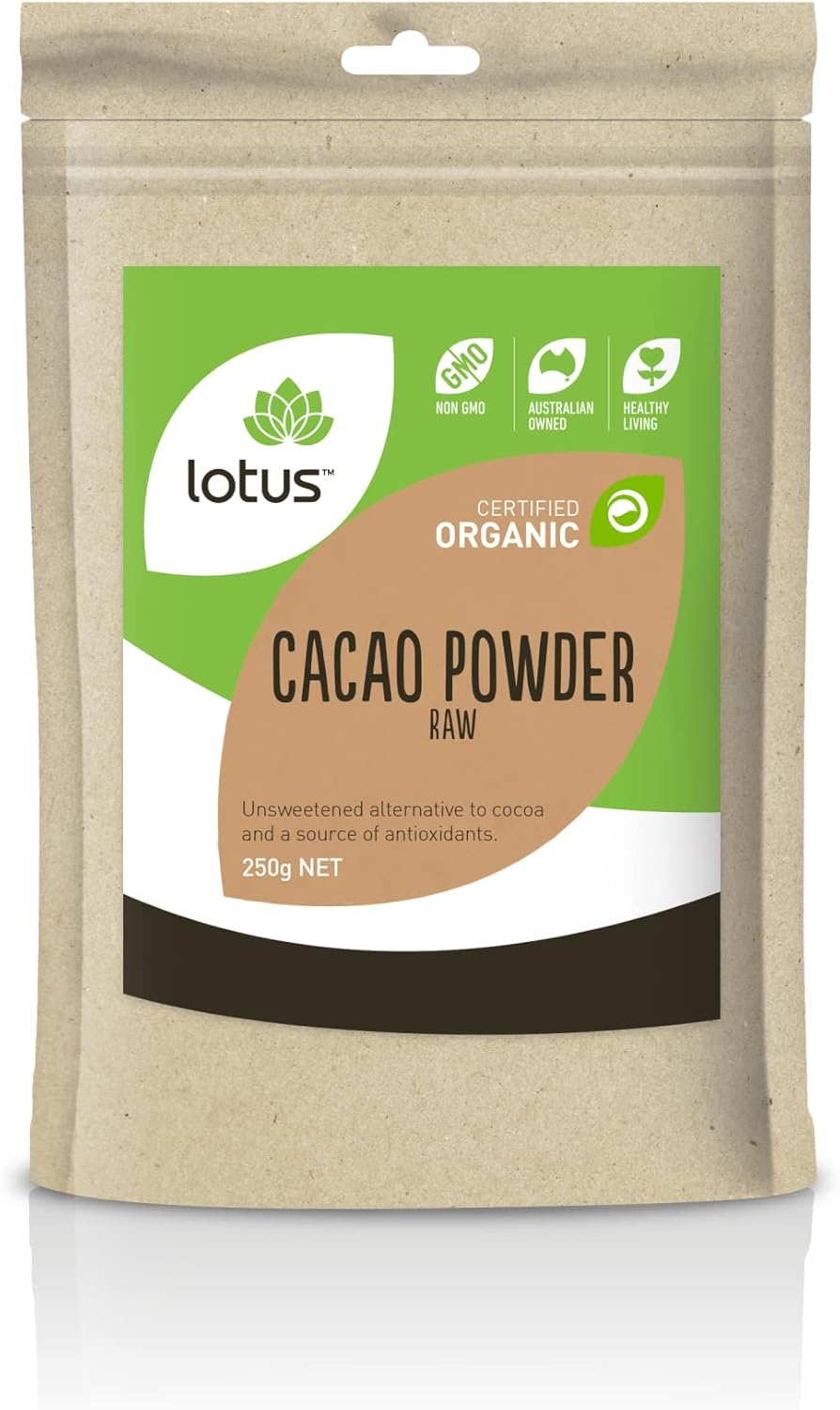 Lotus Organic Cacao Powder Raw 250 G