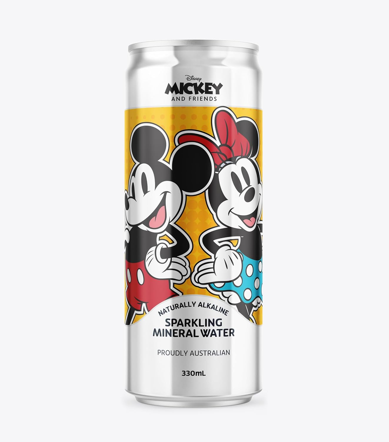 Rippl Disney Mickey & Minnie Canned Sparkling Mineral Water, 330 Ml, 24 Pack image number 5