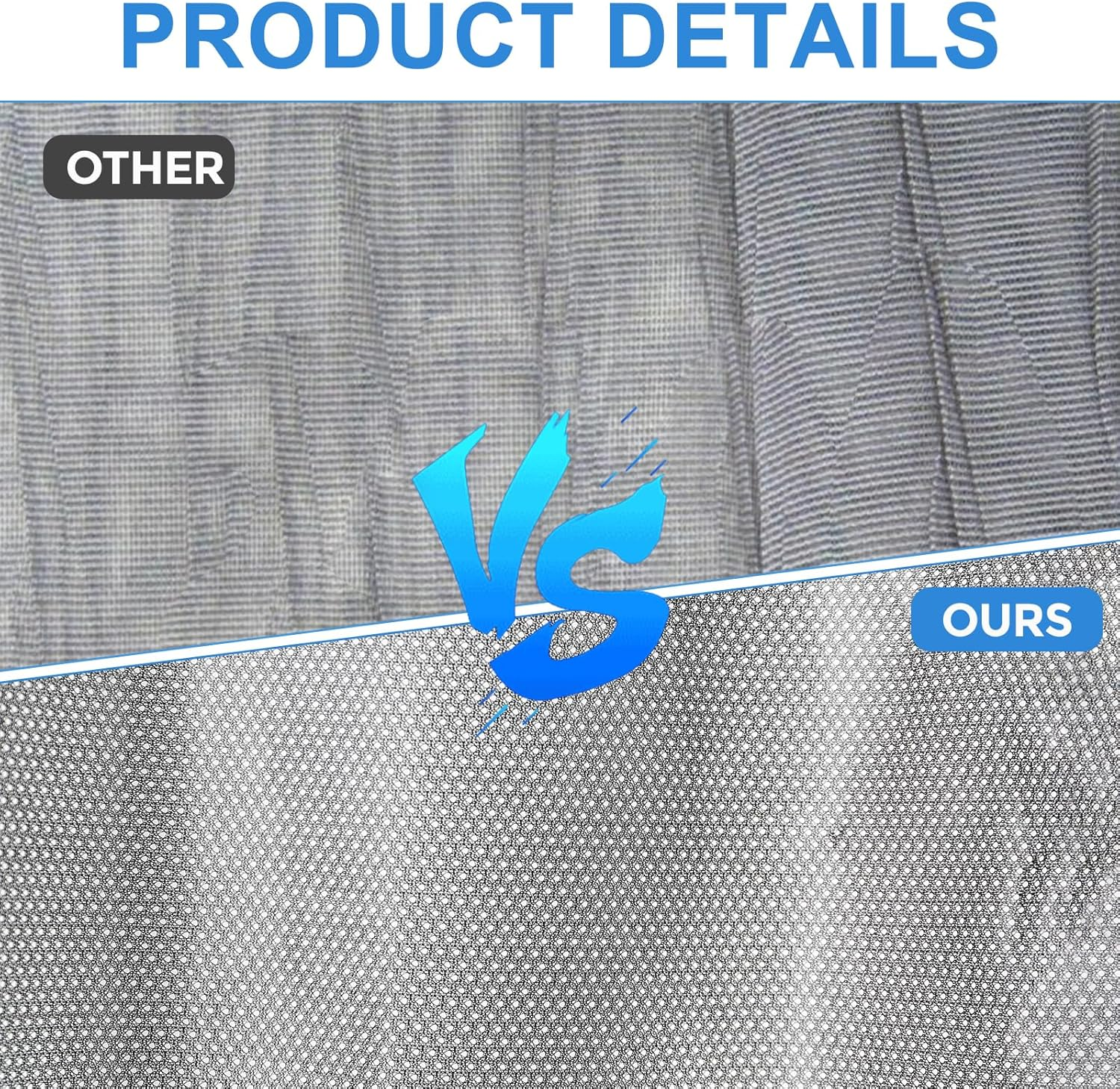 Federedevo Double Layers Side Window Sunshade Magnetic Bug Screen for Front Doors, Pair Window Bug Screen & Sunshade Curtain Compatible with Mercedes Sprinter 2007-2025 image number 3