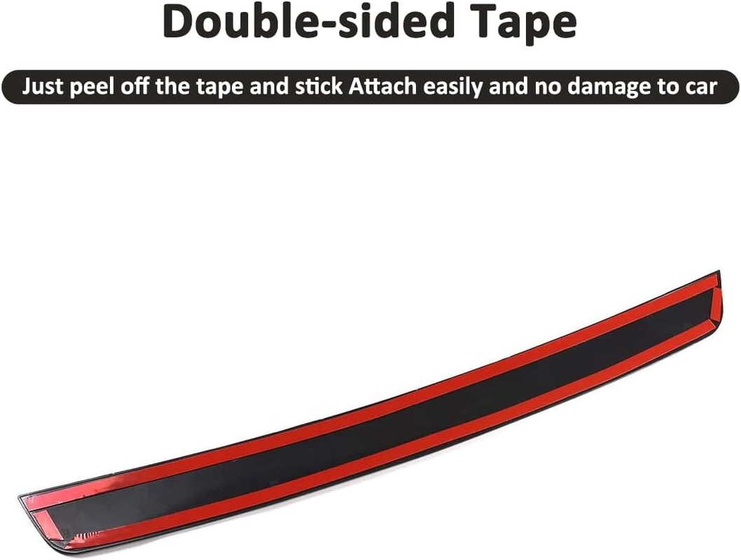 YIWANG for Land Rover Defender 90 110 2020-2024 Car Styling ABS Black Car Rear Bumper Plate Cover Trim Stickers for Defender Auto Accessories (ABS Black) image number 1