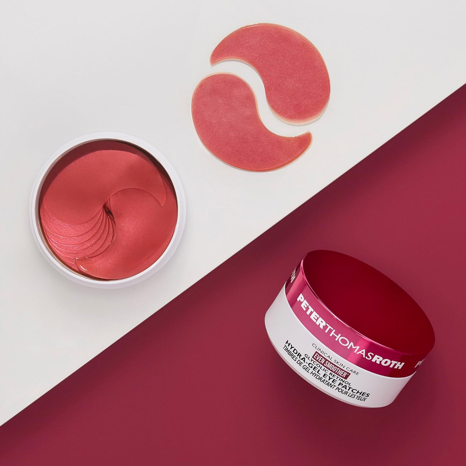 Even Smoother&trade; Glycolic Retinol Hydra-Gel Eye Patches, Under-Eye Patches with Glycolic Acid and Retinol, Treats Tiny Bumps, Texture, Fine Lines and Wrinkles under the Eye Area image number 2