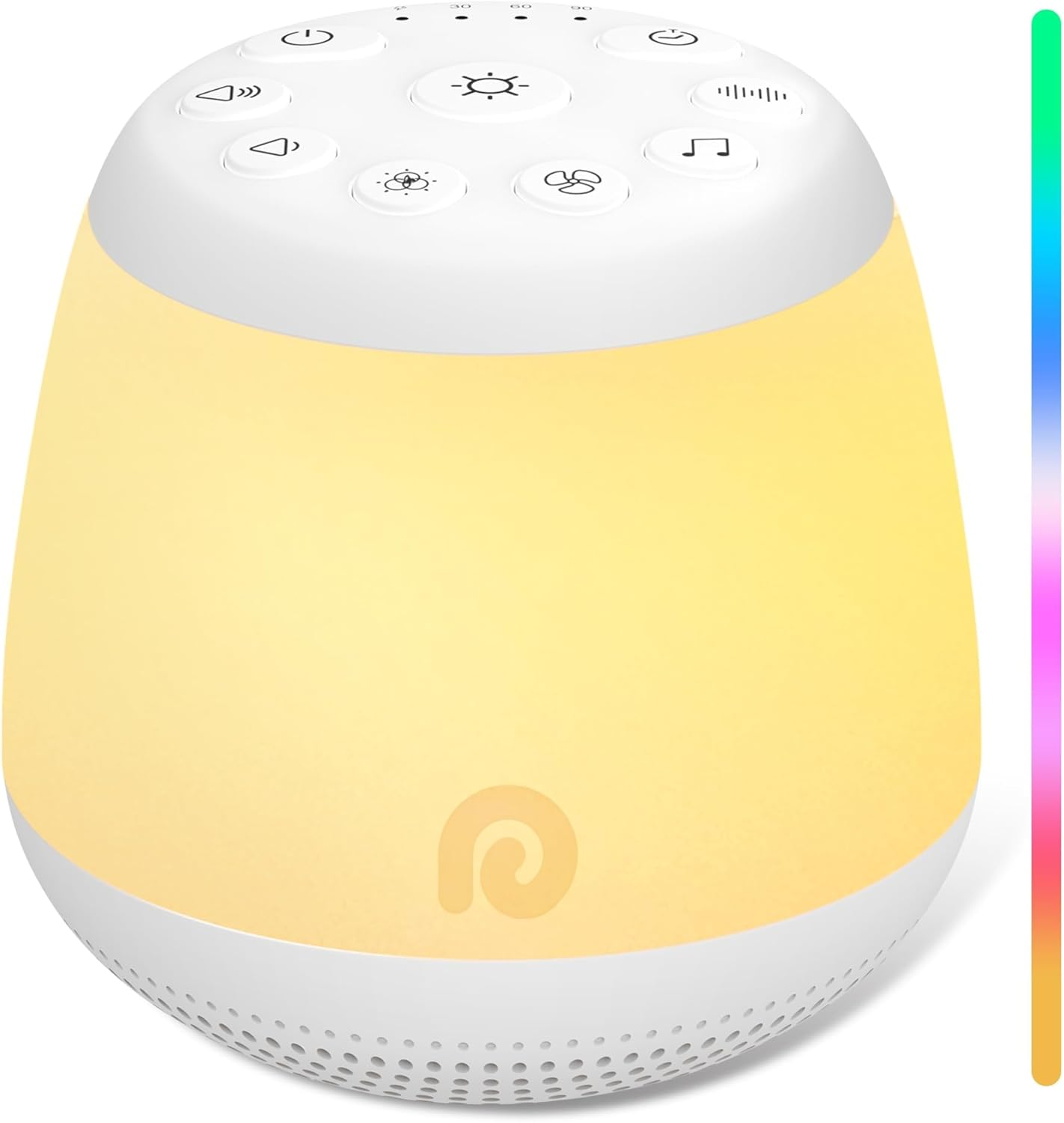 Dreamegg Sound Machine - D16MAX White Noise Machine for Baby & Adult Sleep, 24 Soothing Sounds with 3 Timer and Memory Founction, 8 Colors Adjustable Nightolights for Nursing, Portable for Travel image number 1