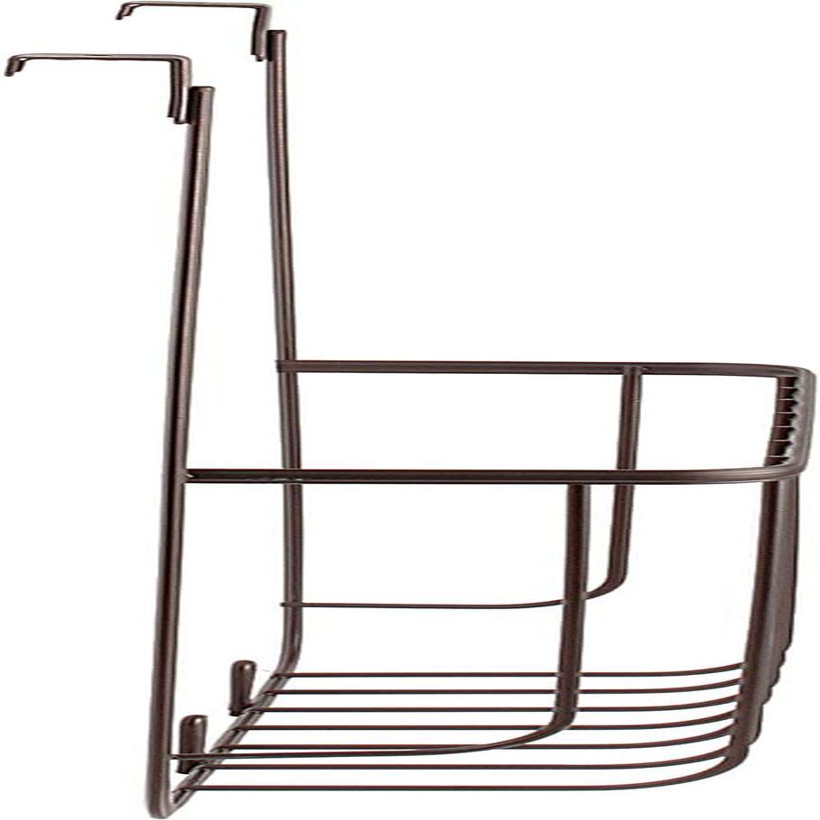 Spectrum Diversified Ashley Cookie Sheet Organizer, Cutting Board Holder, Bakeware Organizer, over the Cabinet Door, Bronze image number 1