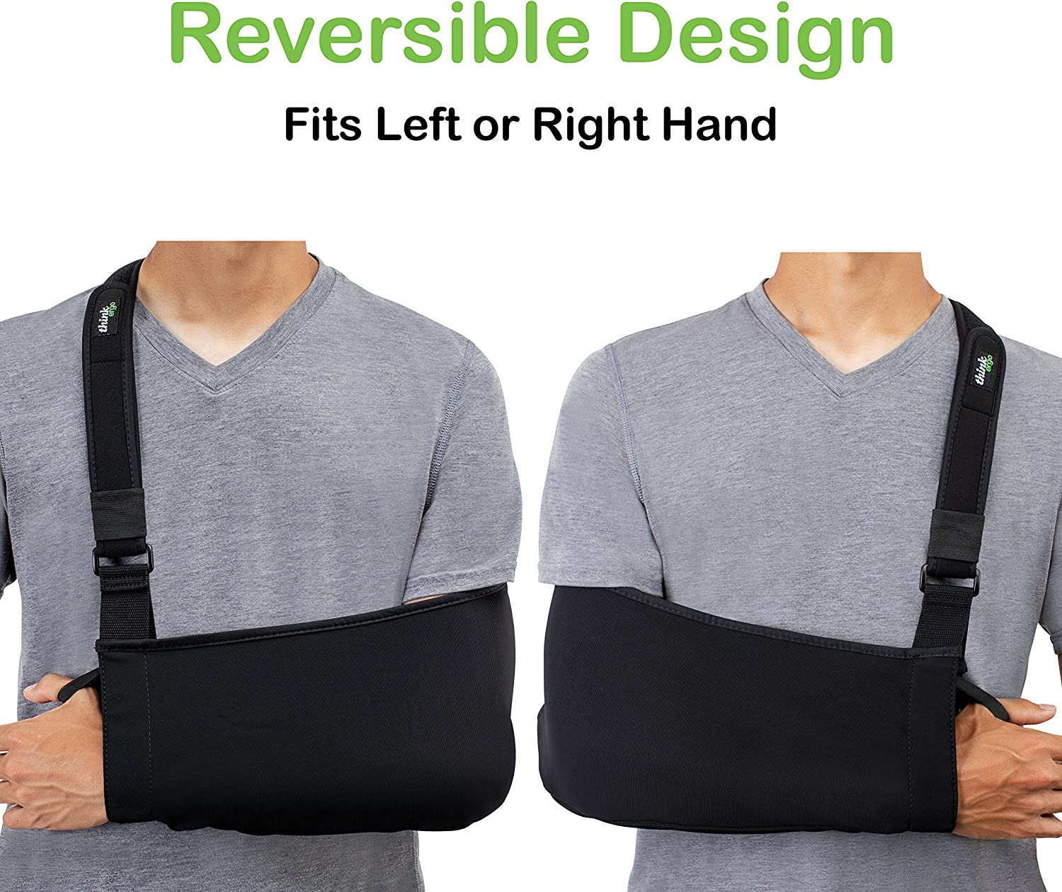 Arm Sling Sport - Lightweight, Breathable, Ergonomically Designed Medical Sling for Broken & Fractured Bones - Adjustable Arm, Shoulder & Rotator Cuff Support (Adult) image number 4