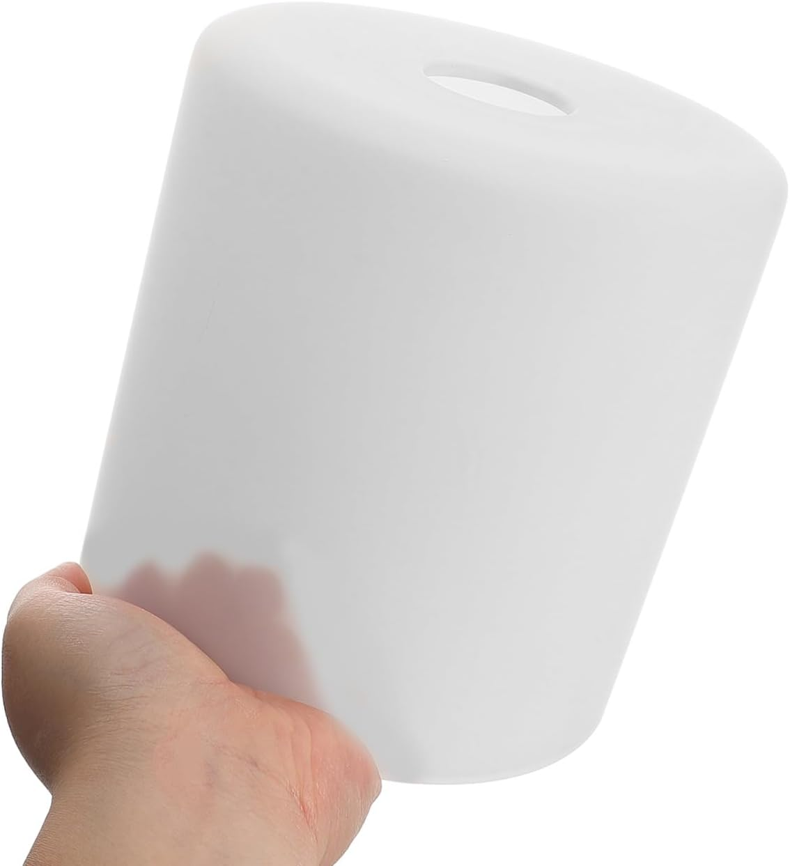 UKCOCO Cylinder Glass Lampshade Frosted Milky White E27 Replacement for Pendant Floor Table Lamps Shatter-Resistant Home Dining Decor 6 Inch image number 4