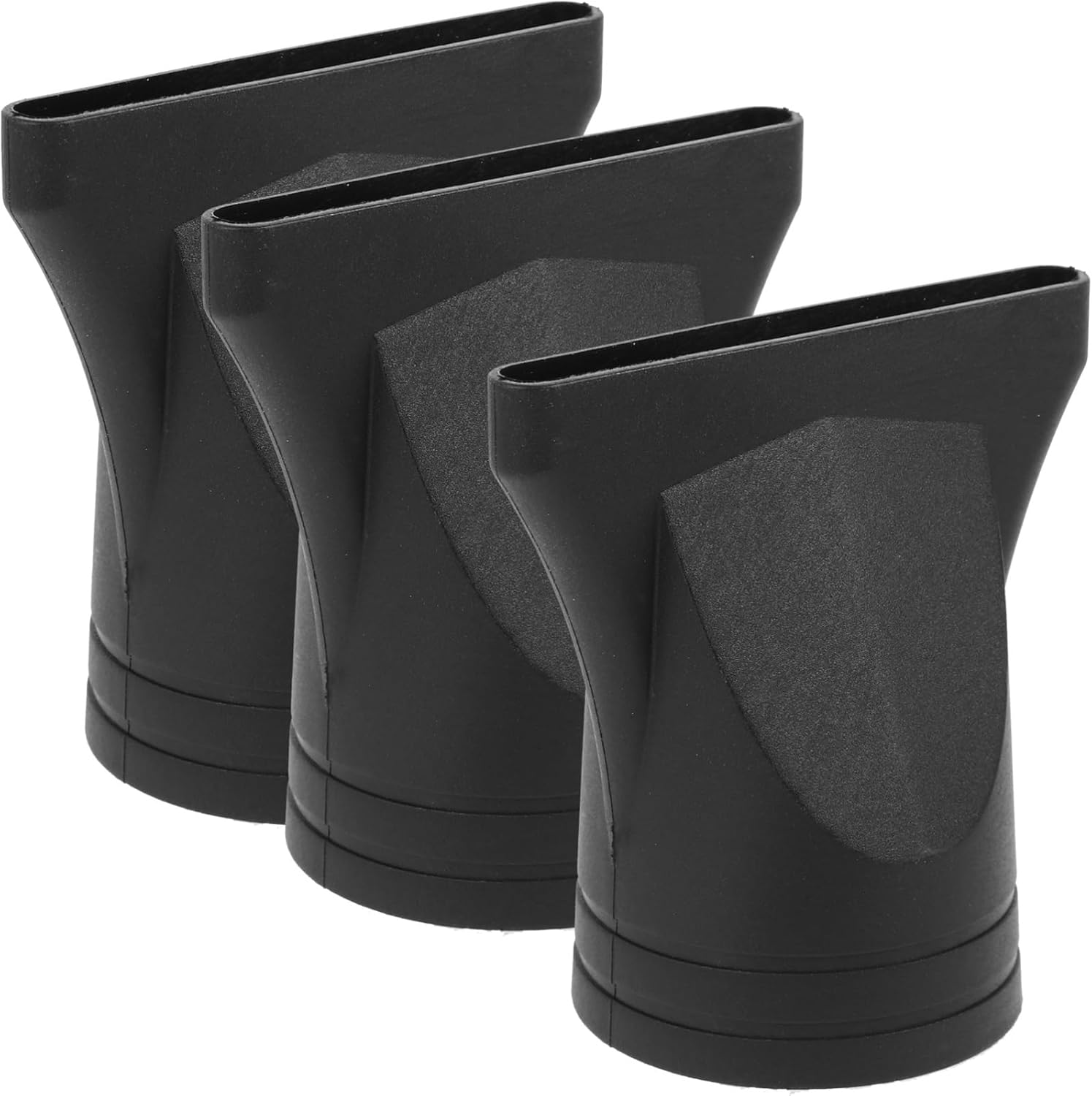 Homoyoyo 3Pcs Concentrator Nozzle for Hair Dryer Black Hair Dryer Concentrator Attachment for Home Professional Salon Hairdressing Blow image number 6