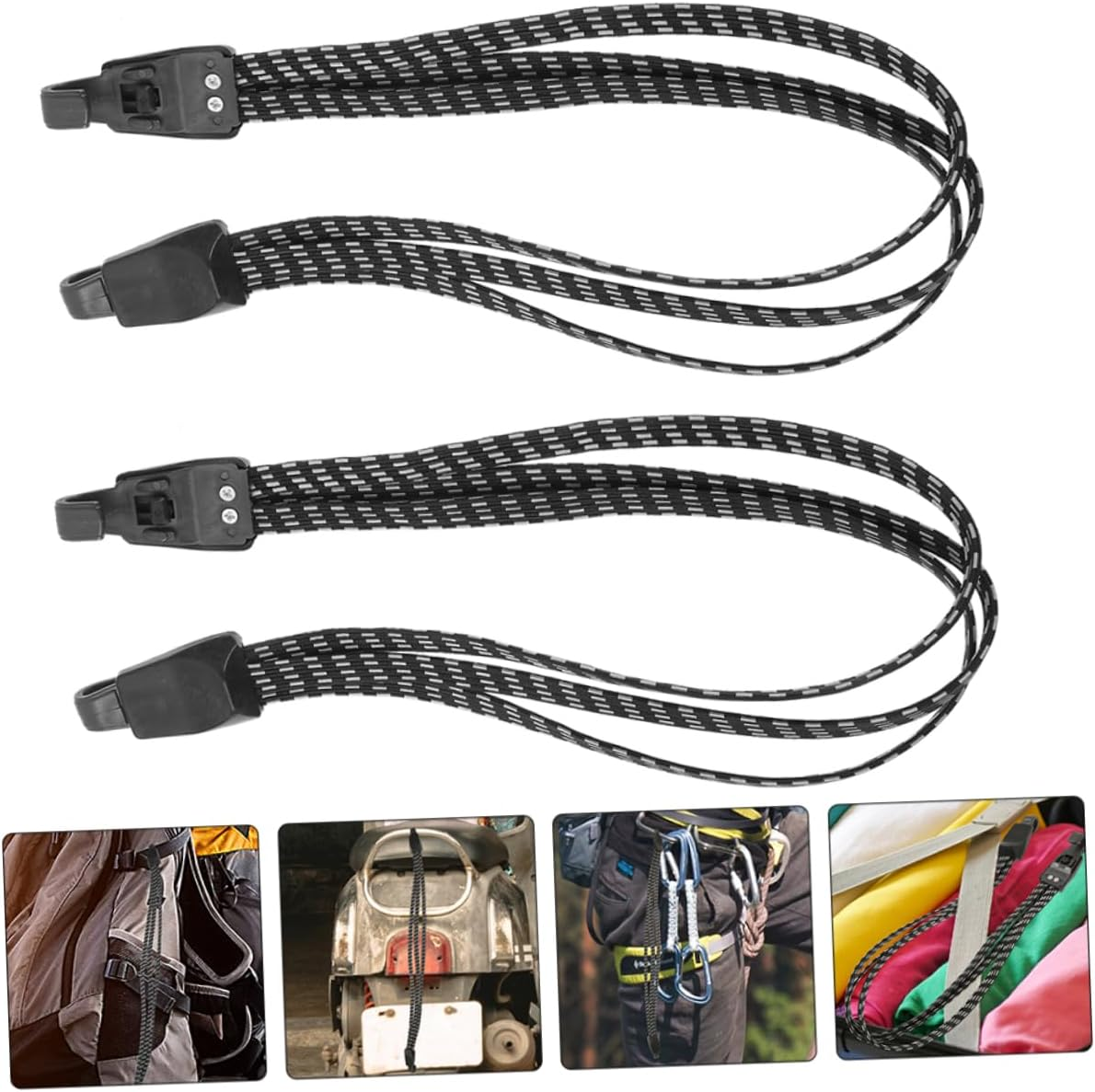2Pcs Practical Luggage Strapping for Suitcases Luggage Packing Straps Straps Outdoor Bands image number 4