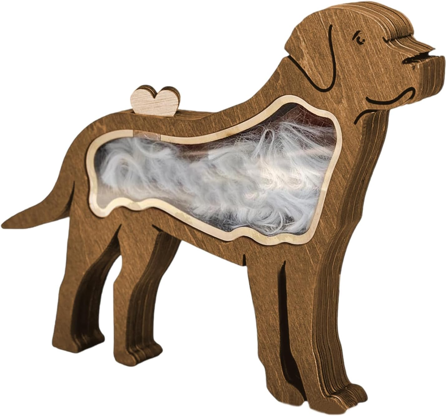 Hair Memorial Keepsake - Remembrance Box for Hair, or Ashes | Thoughtful Sympathy Gift for Lovers, Keepsake Memorial for Dogs and Cats, Comforting Loss Gift, Unique Memory Con image number 2