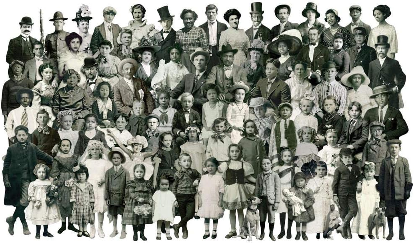 Idea-Ology Tim Holtz Idea-Ology 2021 Paper Dolls Groups and Paper Dolls Solos - 2 Item Bundle Orange, Black image number 2