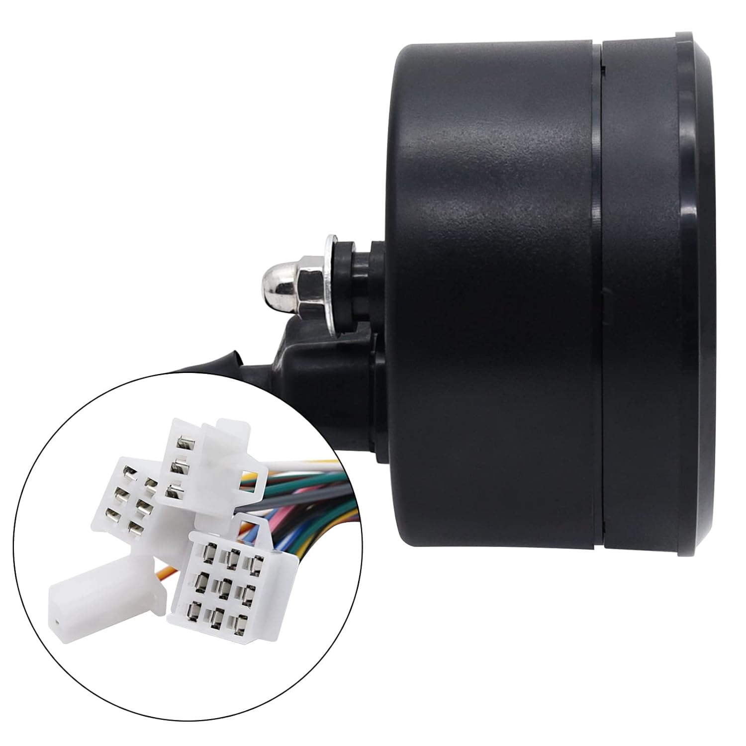 Motorcycle Digital Speedometer Tachometer Gauge DC 12V Universal Tachometer Gauge Motorcycle Gauge Motorcycle LCD Tachometer Odometer Fuel Meter Digital Gauge Universal for Motorcycle image number 4