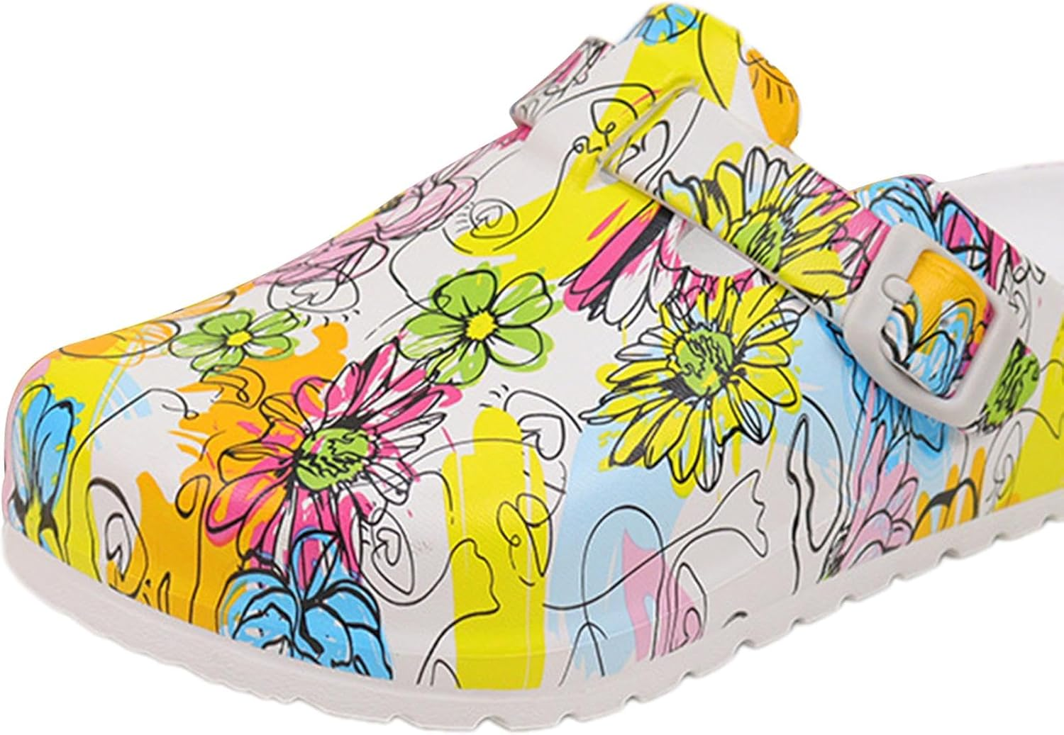 EVA Nursing Shoes, Lightweight Nurse Clogs for Hotels, Summer Kitchen, Beach Chef image number 3