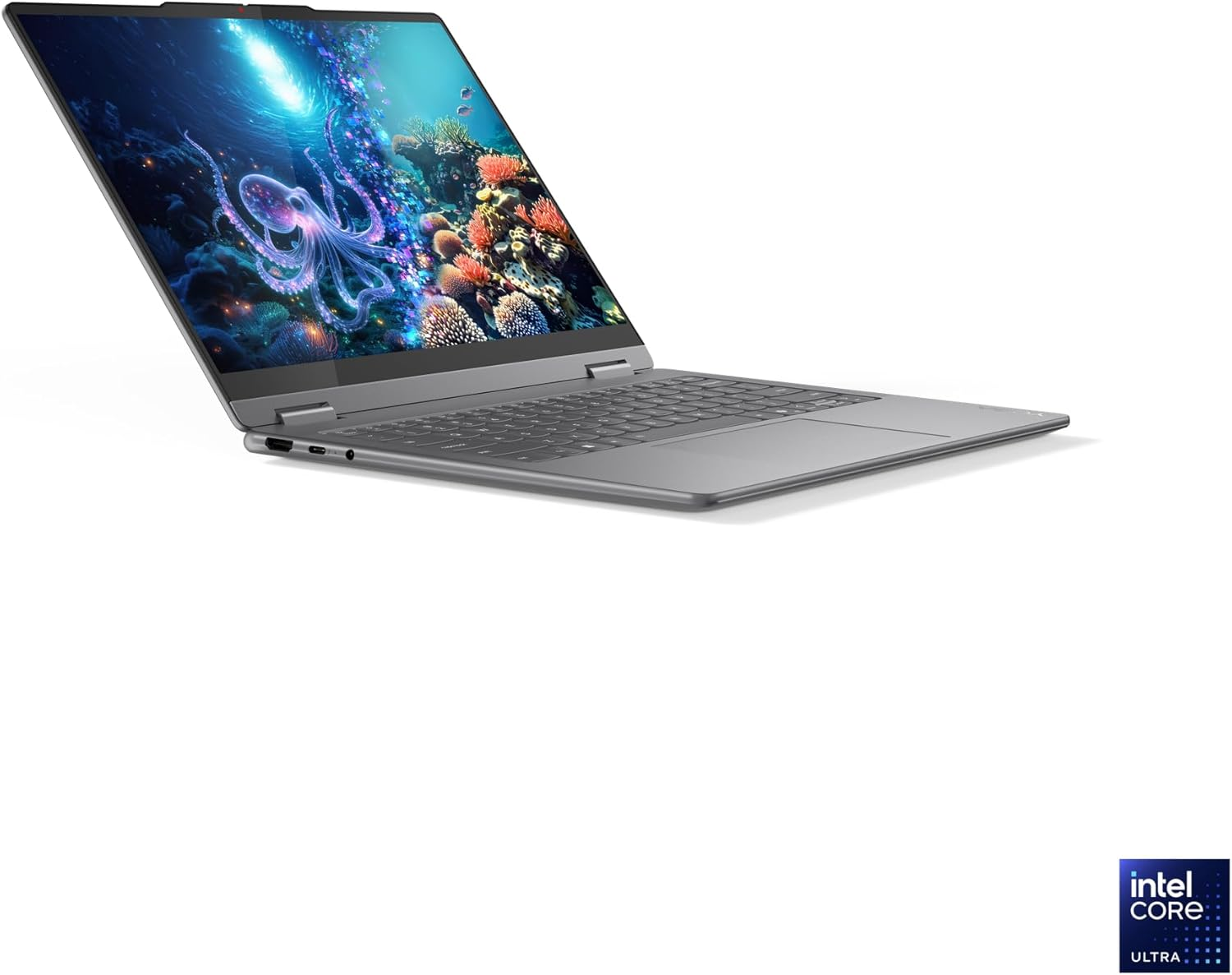 Lenovo Yoga 7 2-In-1 14ILL10 Co-Pilot+ 14" 2.8K WQXGA+ OLED Touch Display Ultra 7 258V 32GB 1TB SSD Digital Pen Win11H Luna Grey 83JQ000EAU image number 5