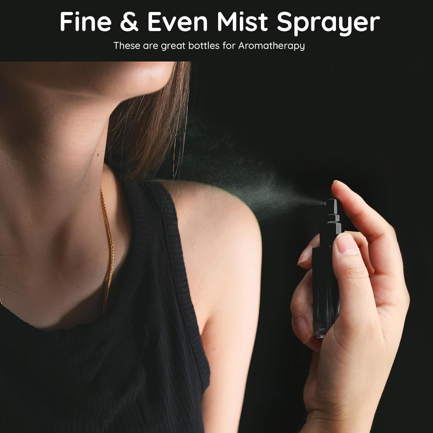 Segbeauty Perfume Atomiser Glass, 5Pcs Travel Perfume Refillable Bottle 10Ml, Perfume Empty Bottles for Men and Women, Good for Party and Date, Gradient Blue image number 1