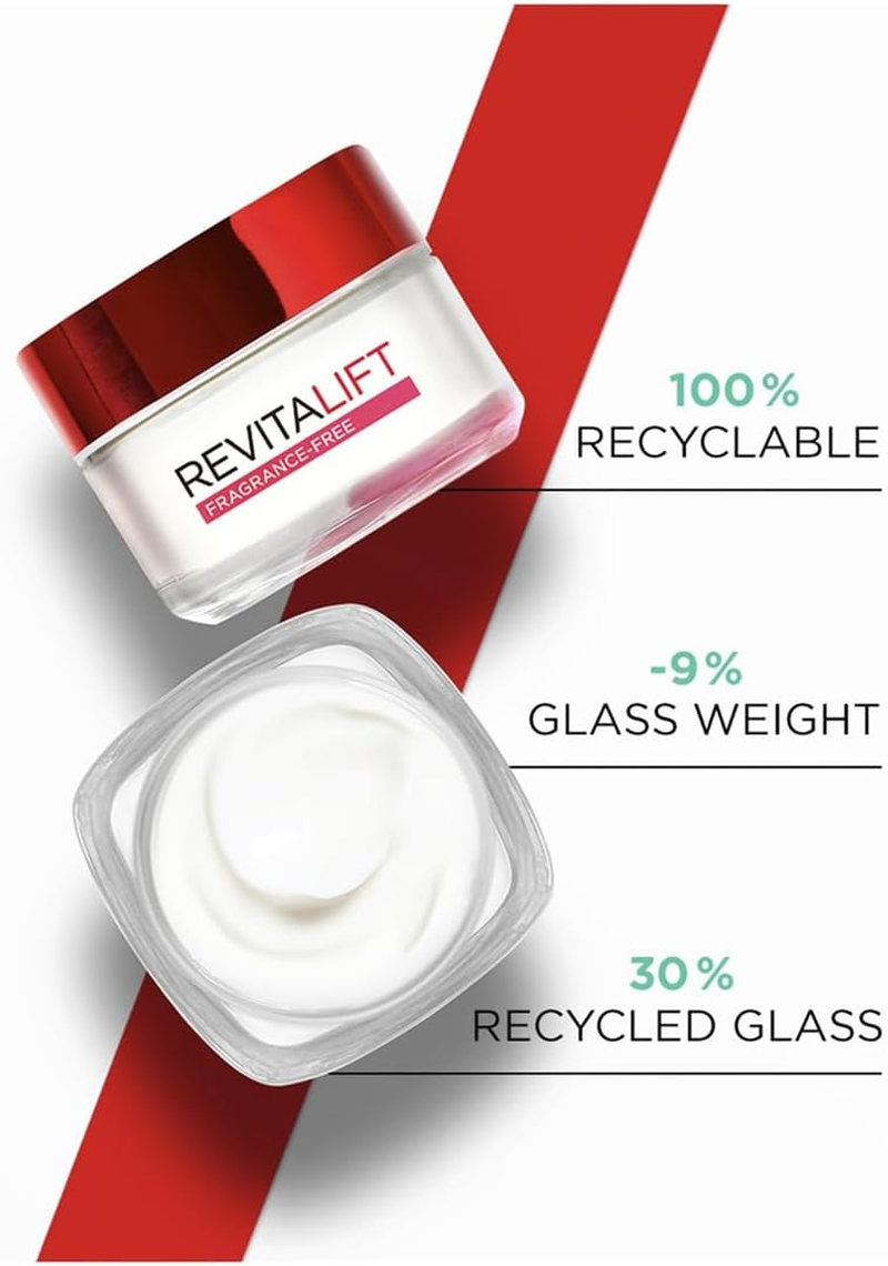 L'Or&eacute;al Paris, Day Cream, Smoothing & Firming, Revitalift Classic Fragrance-Free, 50 Ml