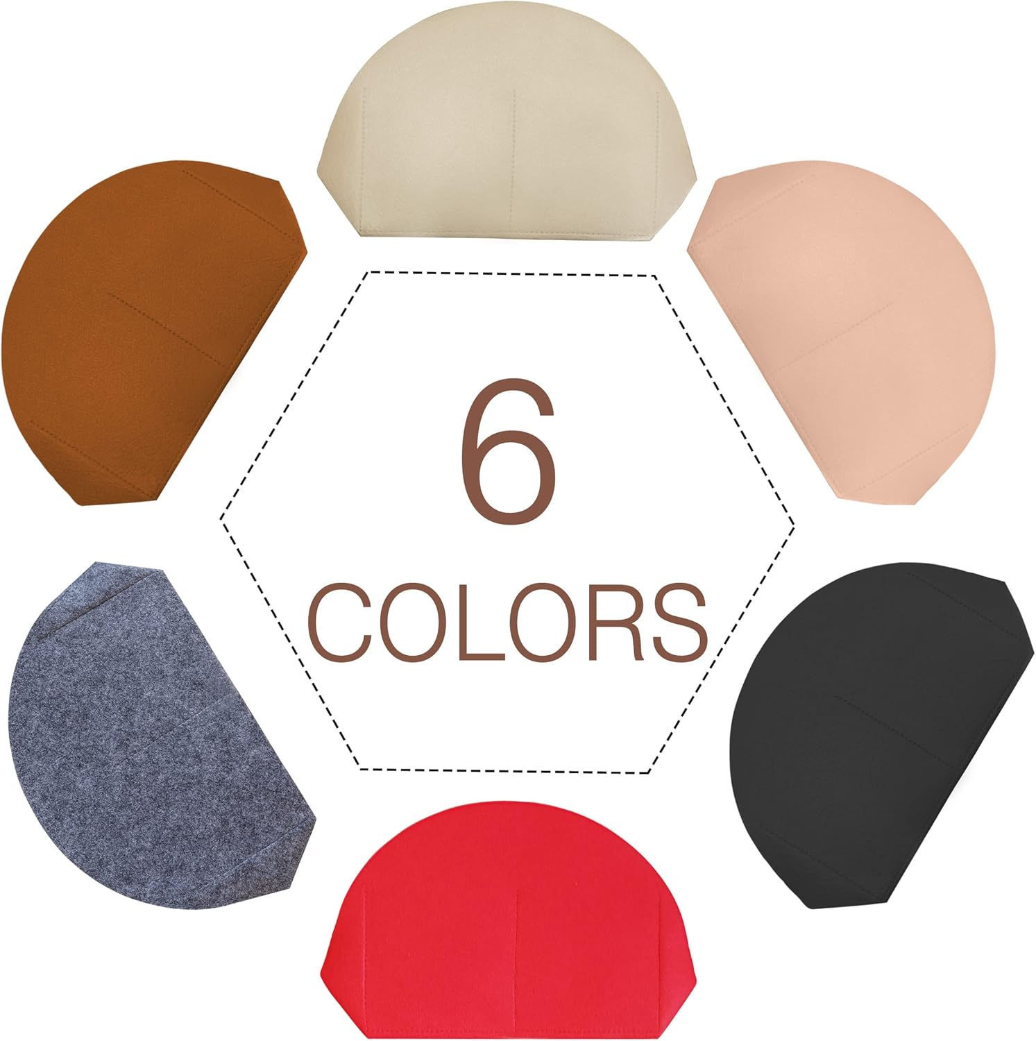 MISIXILE Felt Purse Organizer Insert Shell Tote Organizer for Women Fits Alma BB PM Insert (PM, Grey)