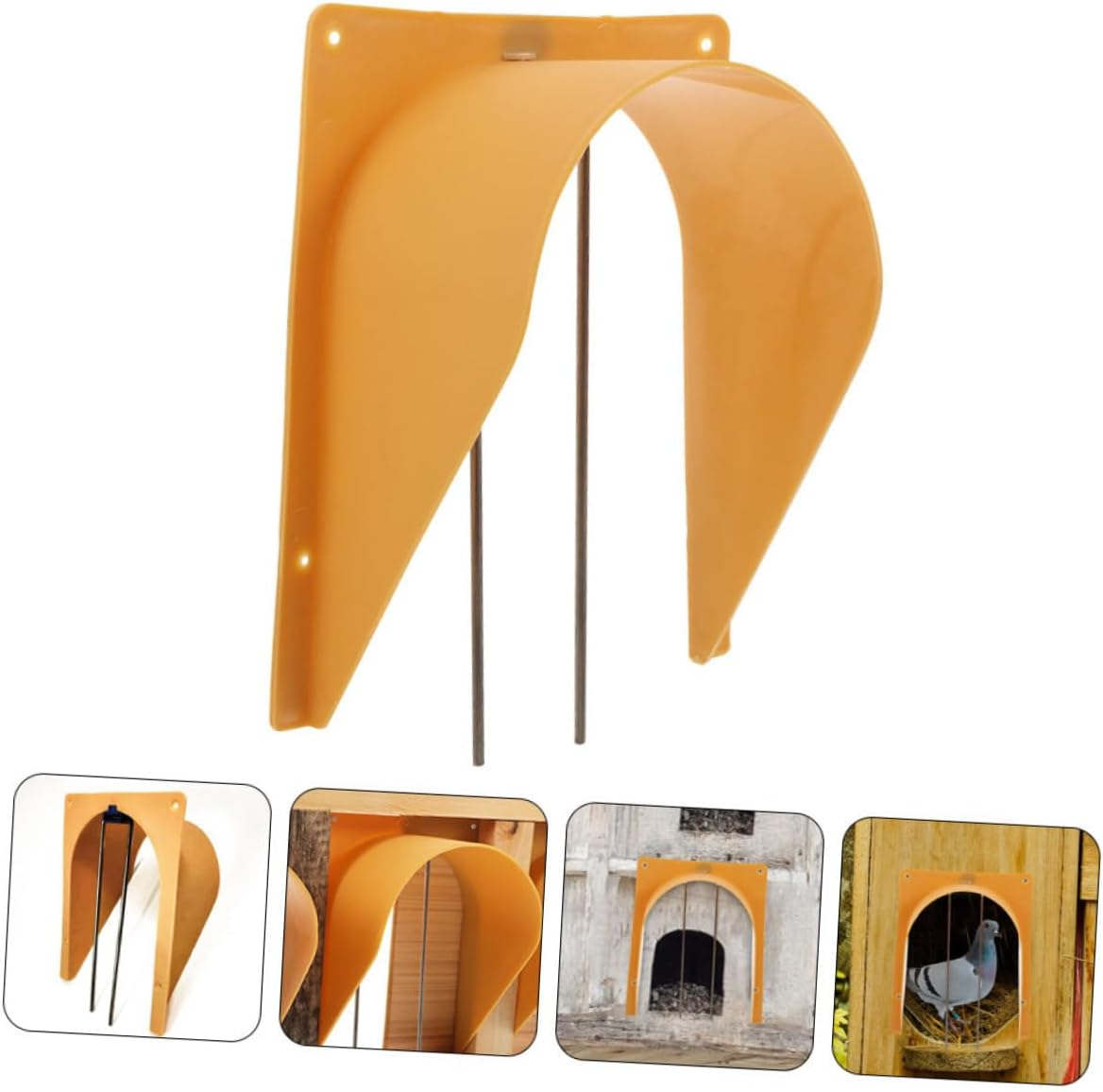 Ifundom European Style Pigeon Cage Door Entrance with One-Way Anti-Escape Design Plastic and Stainless Steel Bird Racing Accessory for Secure Dove Housing image number 5