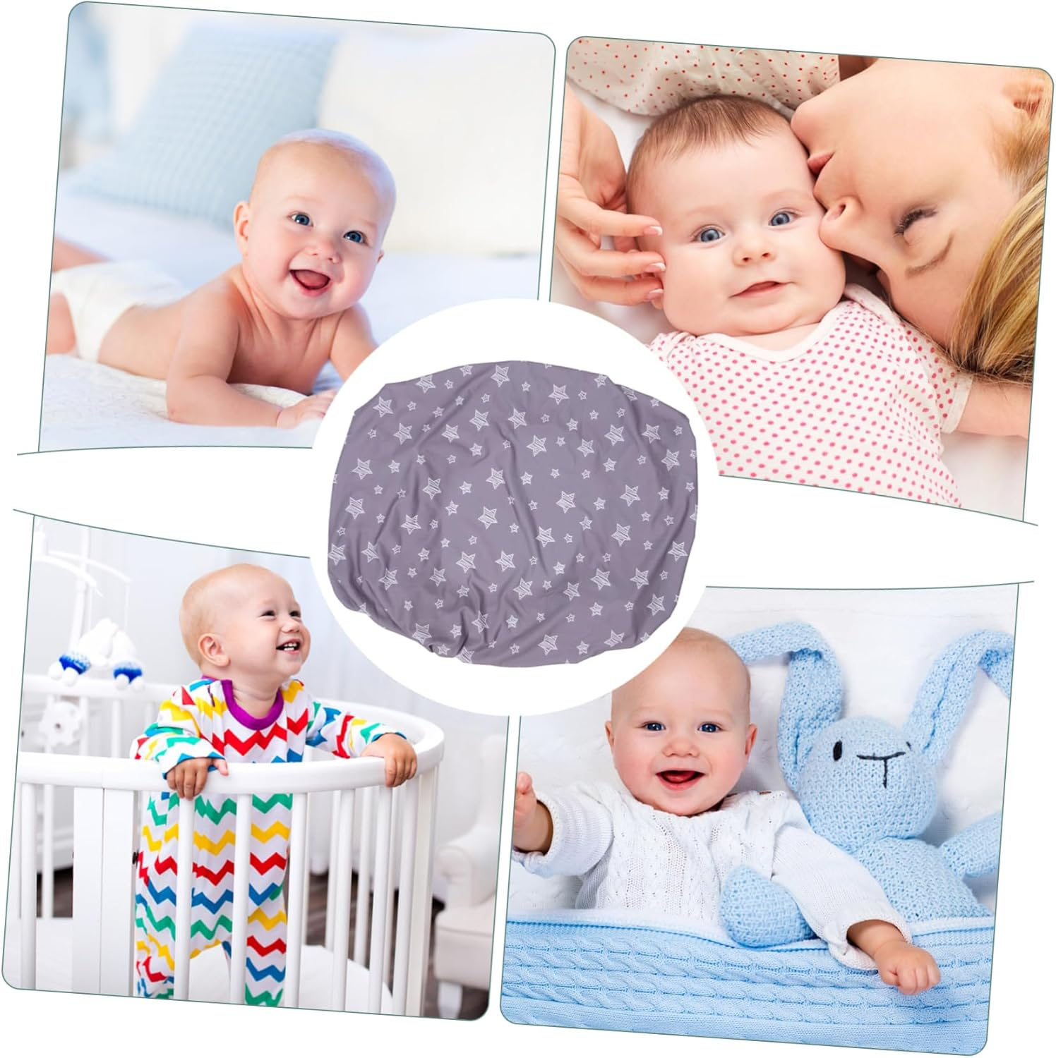 Generic Care Table Cover Changing Pad Cover Changing Table Portable Change Pad Bedding Station Changing Pad Cot &ndash; Tablecloth Boys Topper Decor Grey Sponge