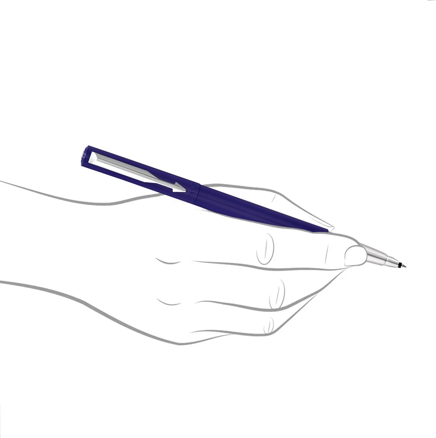 Parker Vector Standard Blue Body Roller Ball, Blue image number 4