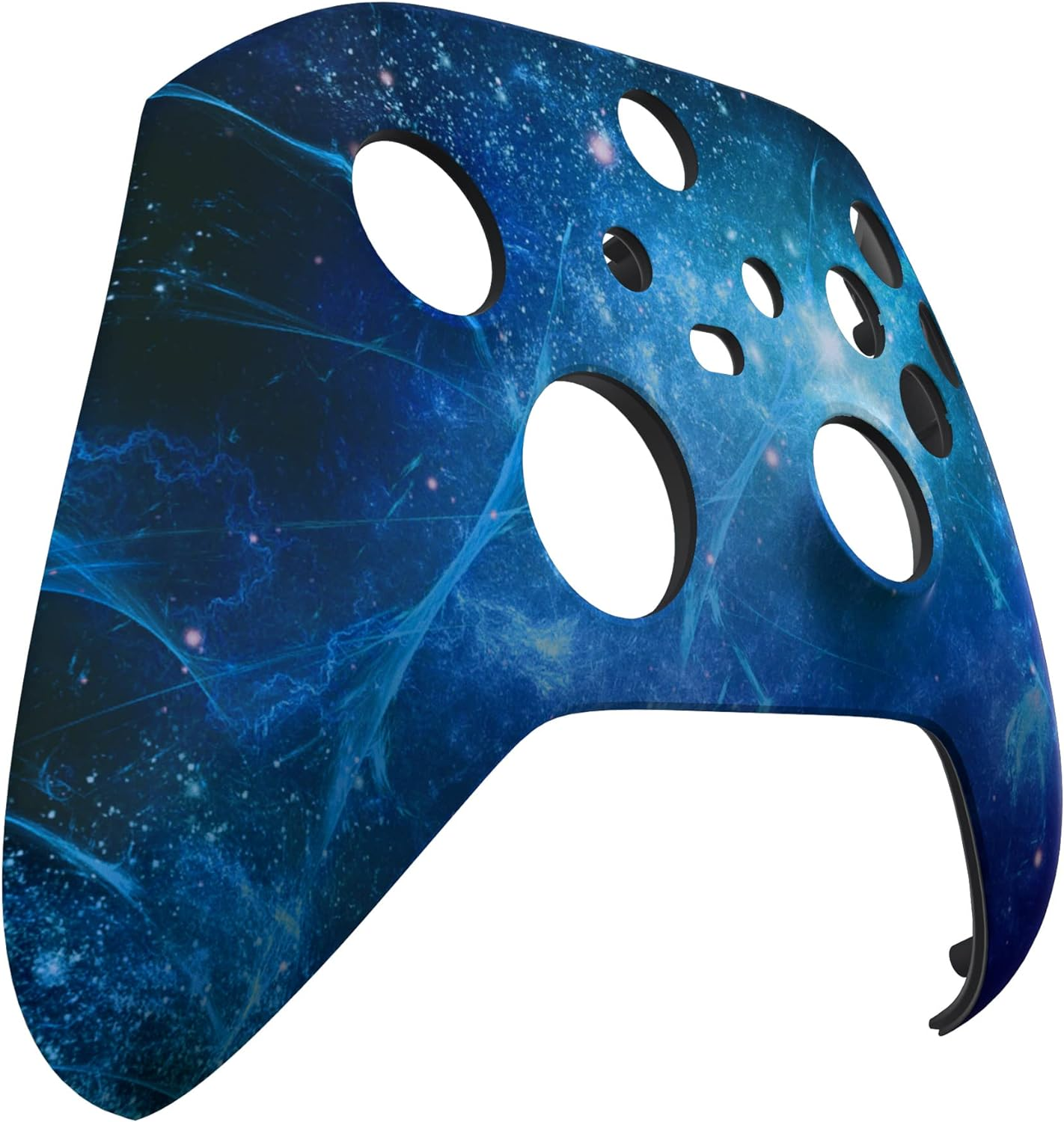 Extremerate Blue Nebula Front Housing Shell for Xbox Series X & S Controller Model 1914, Custom Cover Faceplate for Xbox Series X/S, Xbox Core Controller - Controller NOT Included - Blue Nebula image number 2