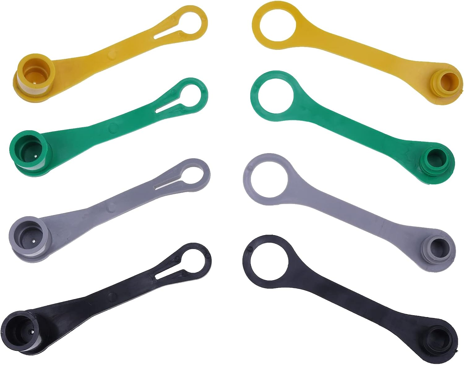 JZGRDN 8PK Hydraulic Fitting Dust Cap & Plug Set M132021 M132022 M132024 M70728 M132031 M132032 M132034 M85099 Compatible with John Deere 425 430 455 X465 X475 X485 X495 X575 X585 X595 X940 X948 X949