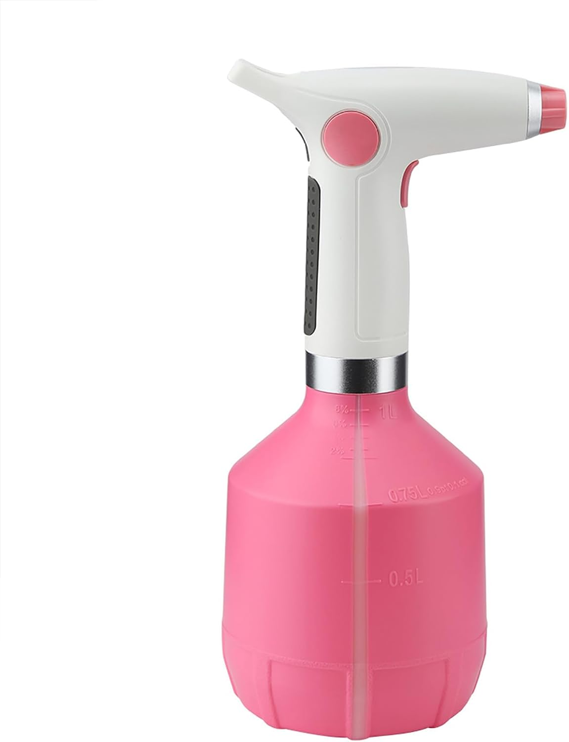 Electric Spray Bottle for Plants, 1L Watering Cans with with Adjustable Nozzle, Continuous Spray, USB Rechargeable Garden Mister Bottle for Flower Plant