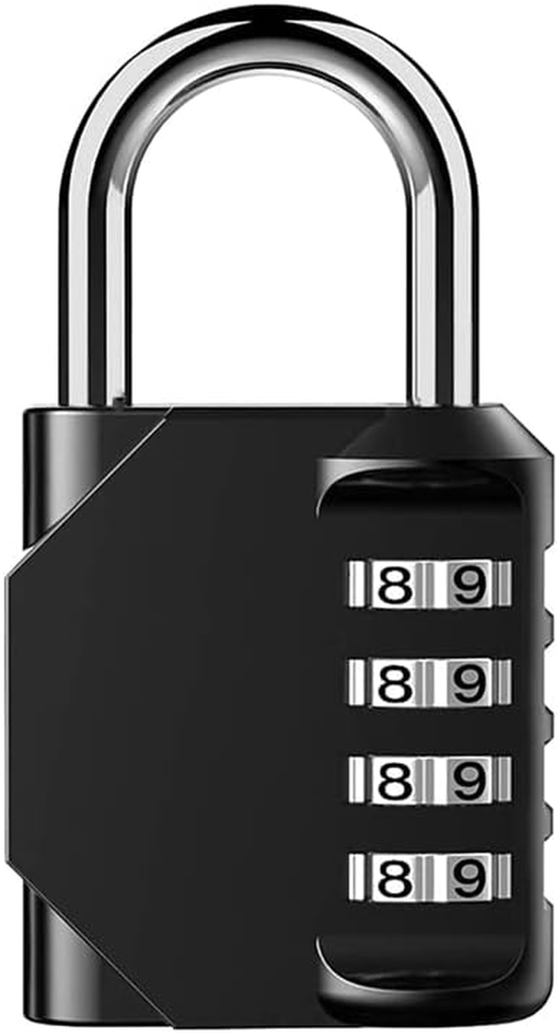 Combination-Lock 4 Digit Outdoor Waterproof Padlock,Gate,Locker,Hasp Number Lock - Enhanced Security with 10,000 Unique Code Options image number 4