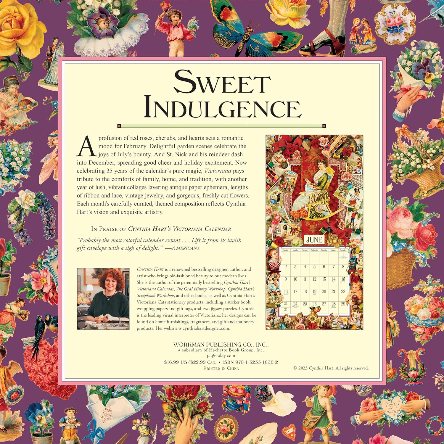 Cynthia Hart'S Victoriana Wall Calendar 2024: for the Modern Day Lover of Victorian Homes and Images, Scrapbooker, or Aesthete