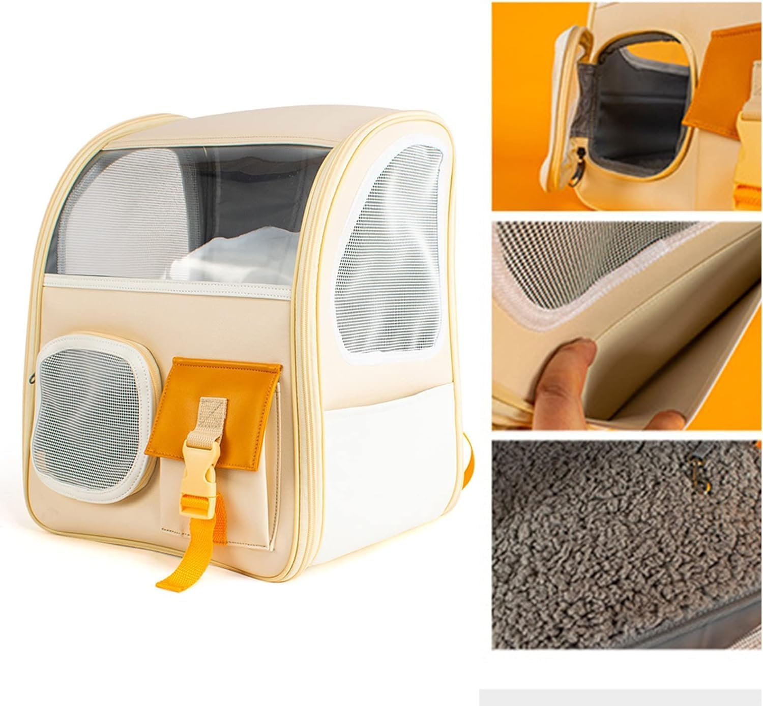 Cat Bag Dog Carrier Pet Carrier Pet Carrier Backpack Transparent Window Cat Travel Bag Multifunction Pet Carrier Bag Cat Carrier Pet Bag Carrier image number 1