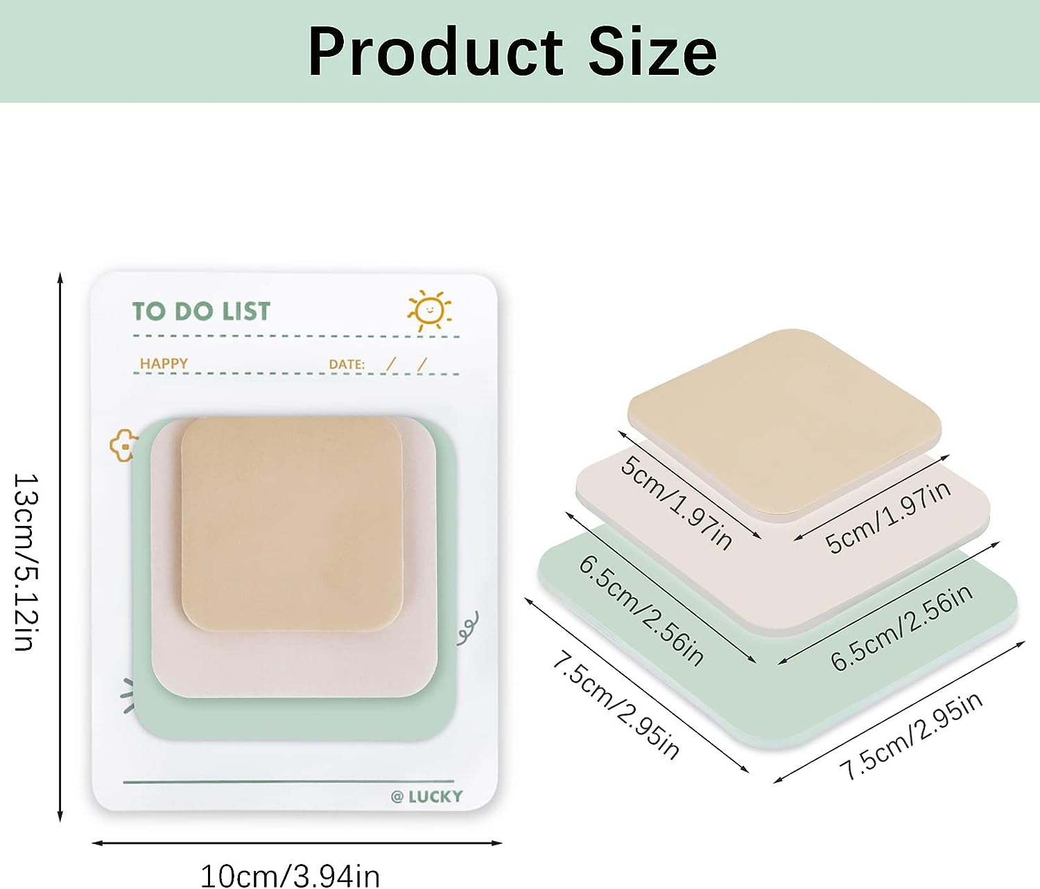 360 Pcs Multi Size Sticky Notes, Sticky Notes Pastel Variety Pack, Assorted Color Sticky Memo Pads for Notebooks, Removable Self-Stick Notes Set for Home Office School Student College Supplies image number 3