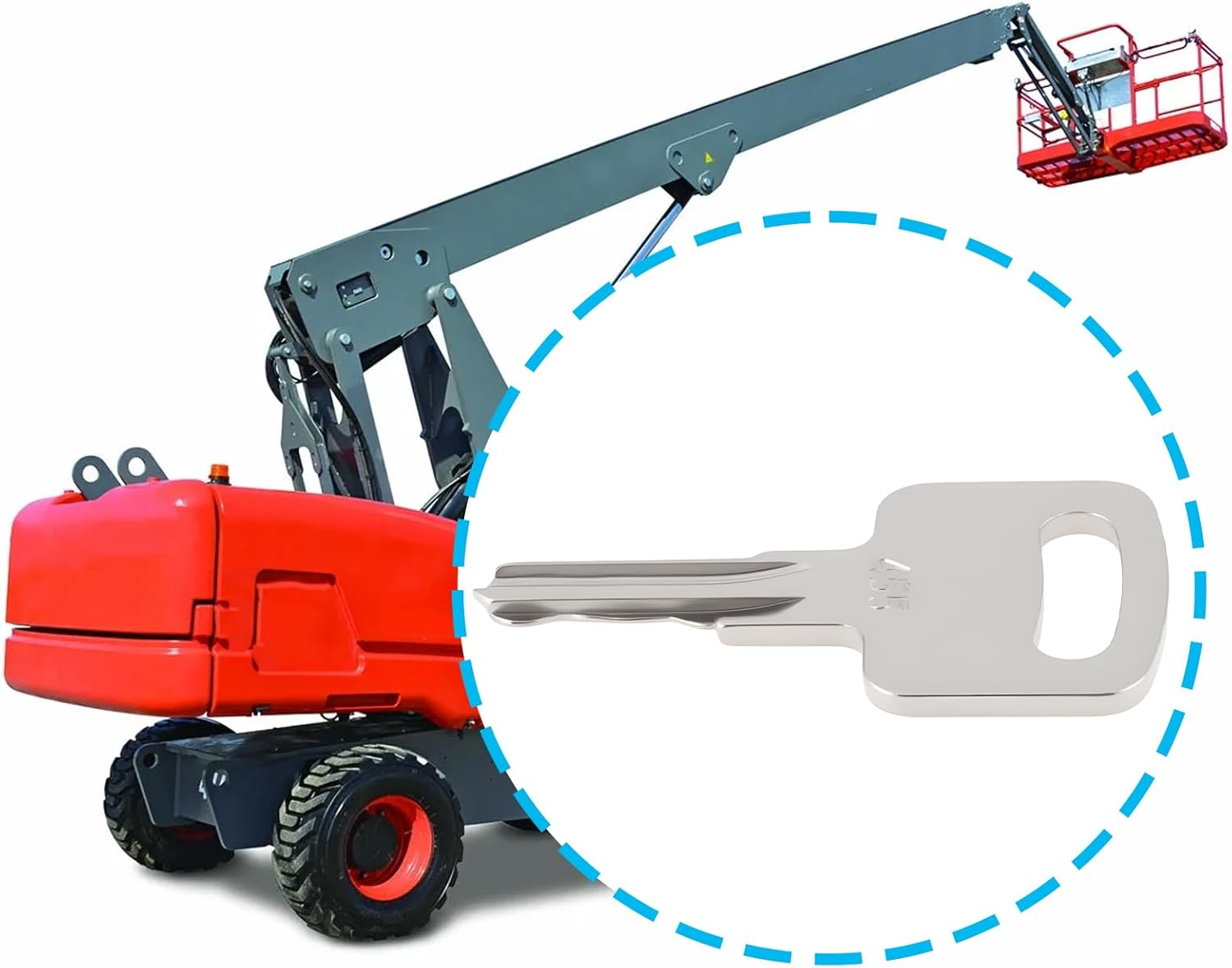 LT Easiyl 10Pcs 455 Construction Machinery Key Compatible with Skyjack Compatible with Genie