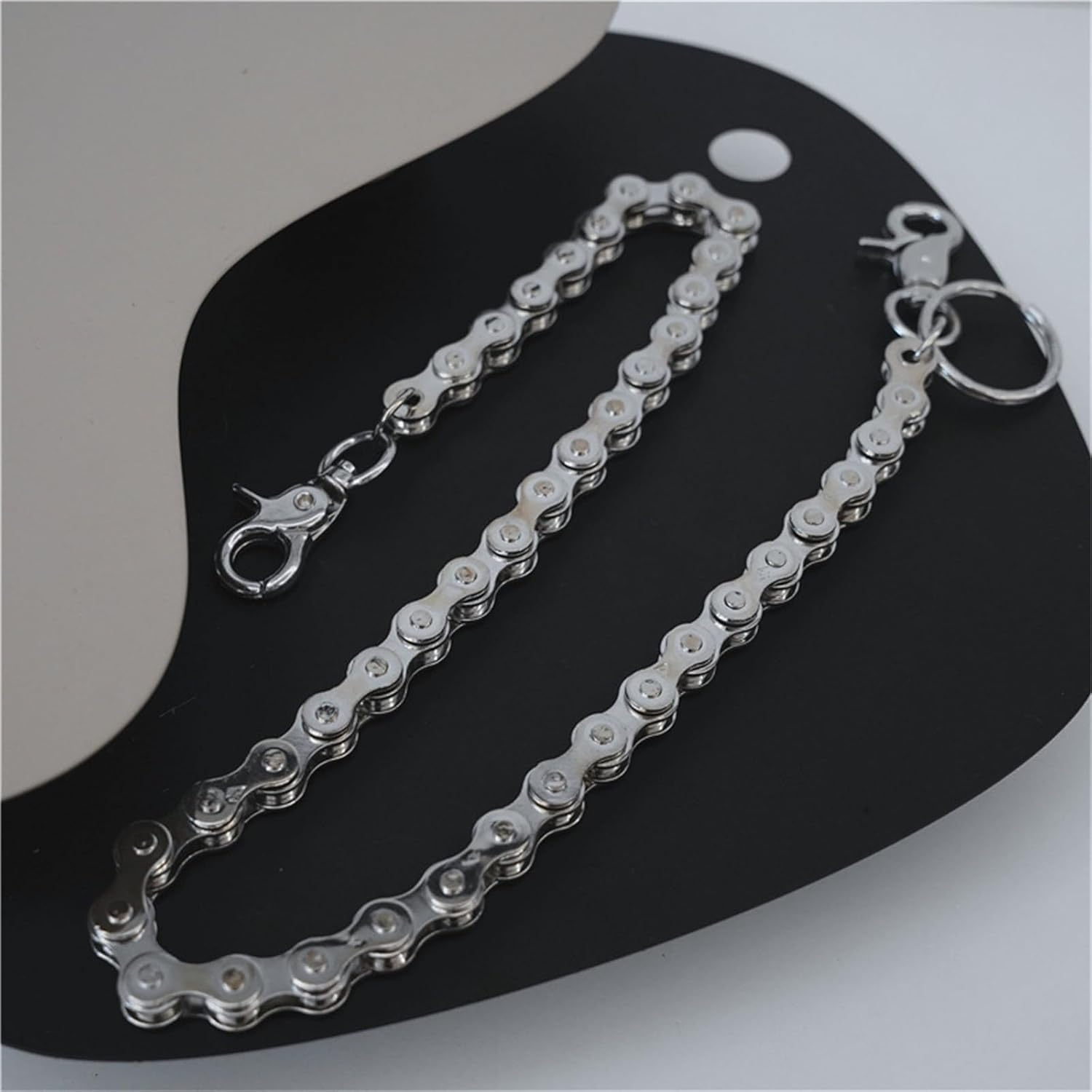 Men'S Pants Chain Vintage Fashion Thorn Alien Pearl Bag Chain Accessories Punk Double Layer Trouser Chain Punk Pants Chain